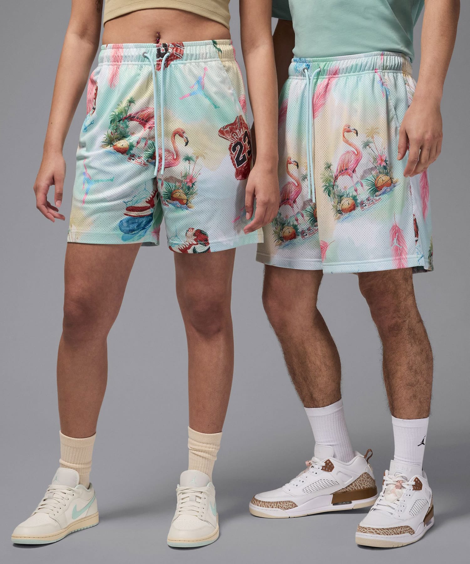 JORDAN BRAND M J ESS SMR PK AOP MSH SHORT SAIL/GLACIER BLUEの画像