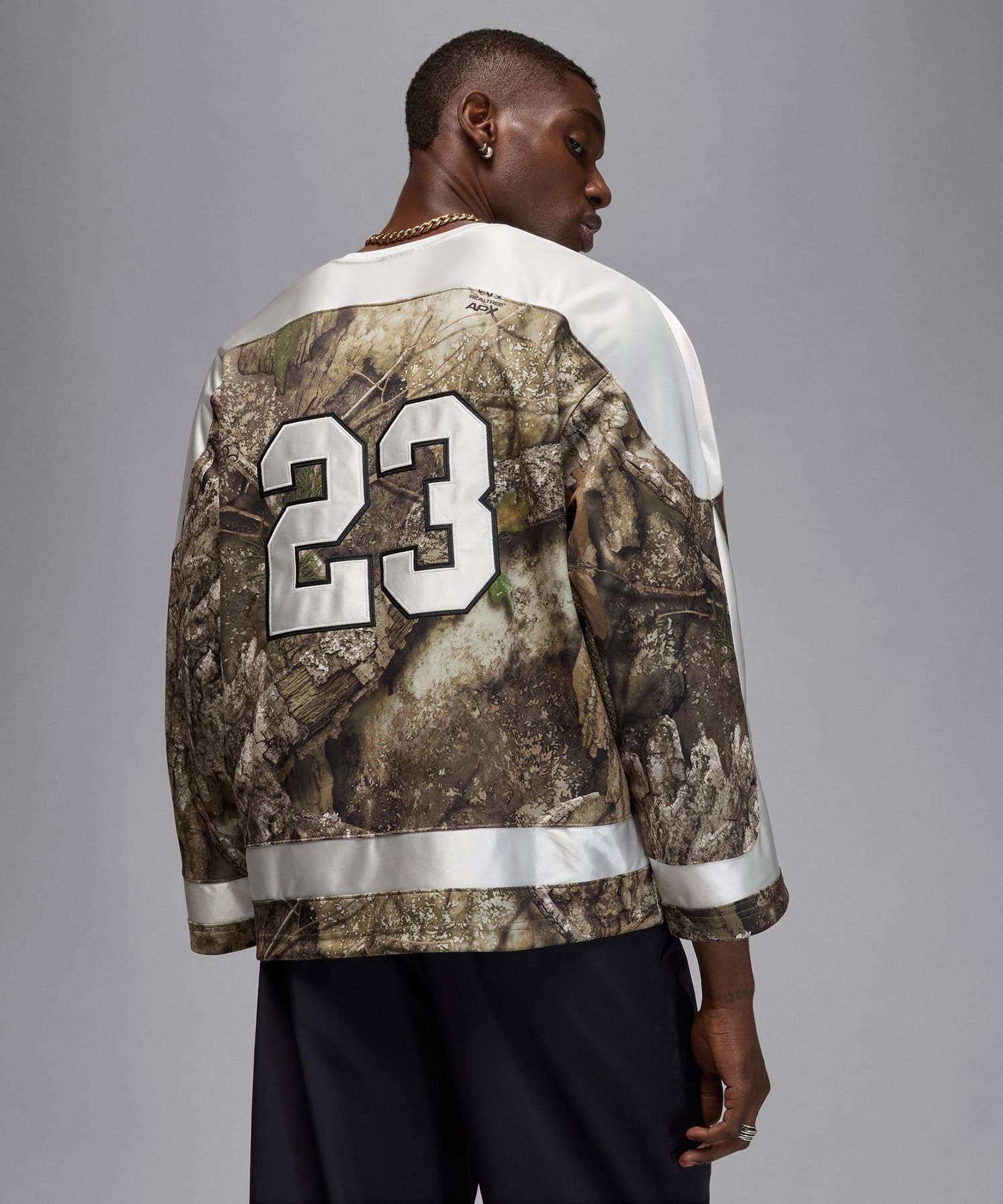 JORDAN BRAND M J BRK HOCKEY JSY RLT MEDIUM OLIVE/SAIL/SAILの画像