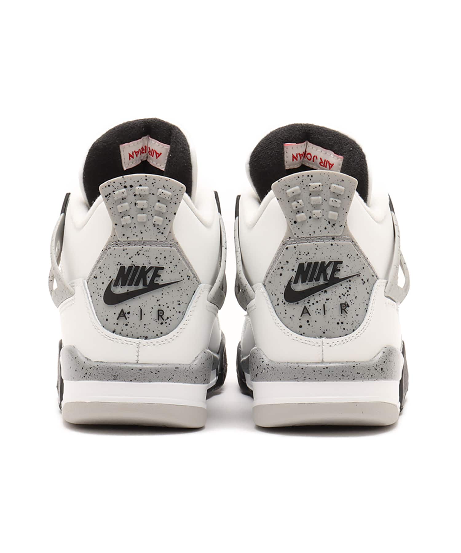 JORDAN BRAND AIR JORDAN 4 RETRO OG (GS) SUMMIT WHITE/FIRE RED-CEMENT GREY-BLACKの画像