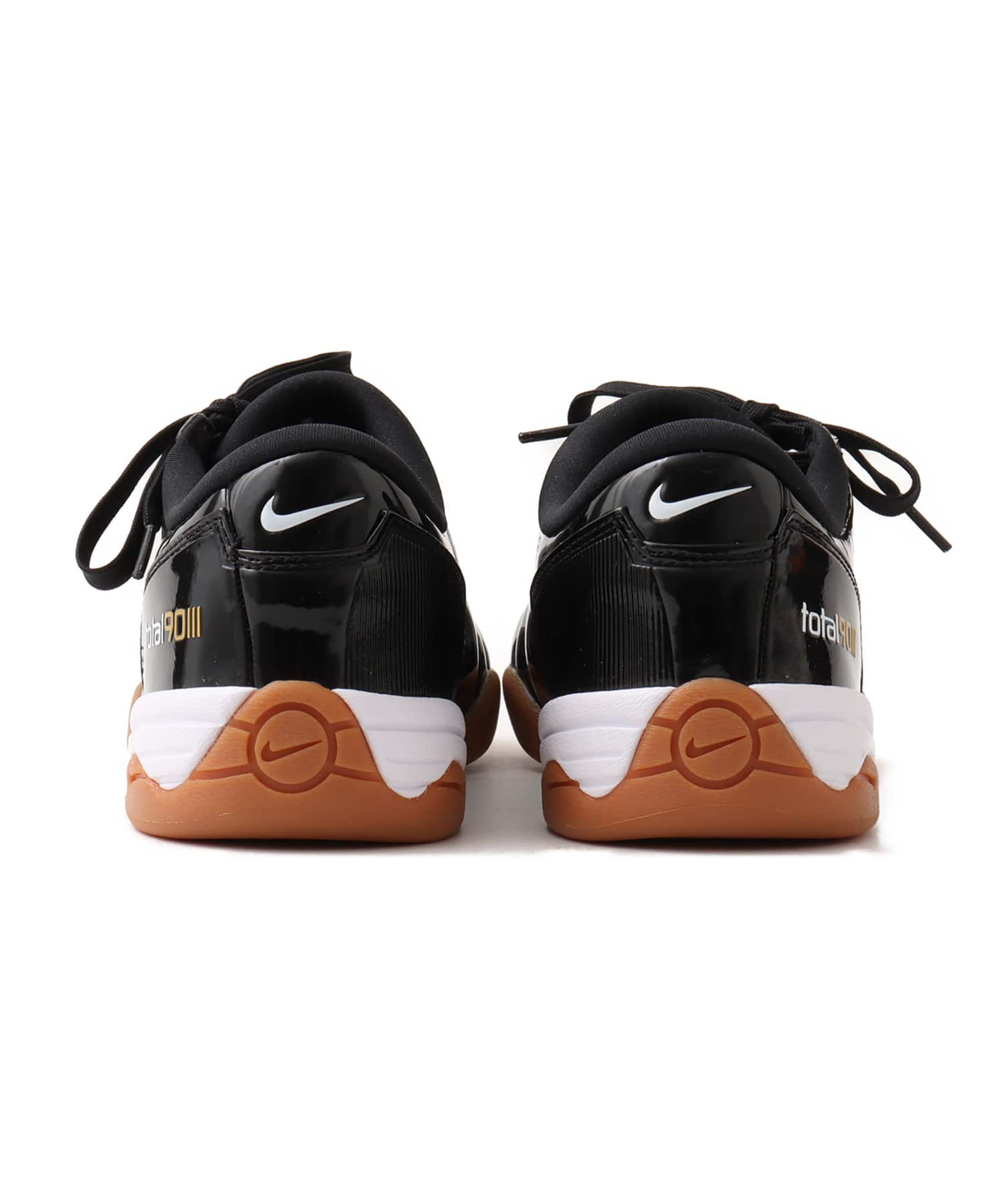 NIKE WMNS T90 BLACK/WHITE-WHITE-METALLIC GOLDの画像