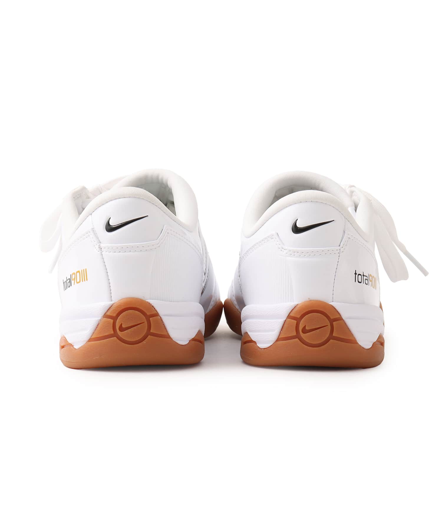 NIKE WMNS T90 WHITE/BLACK-WHITE-METALLIC GOLDの画像