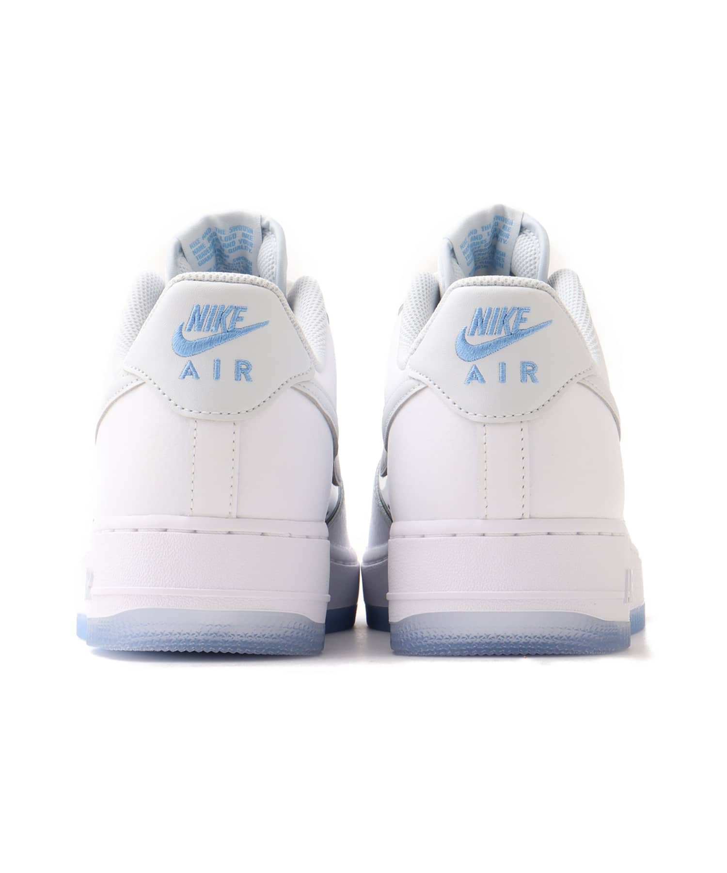 NIKE AIR FORCE 1 RETRO QS WHITE/PURE PLATINUM-UNIVERSITY BLUEの画像