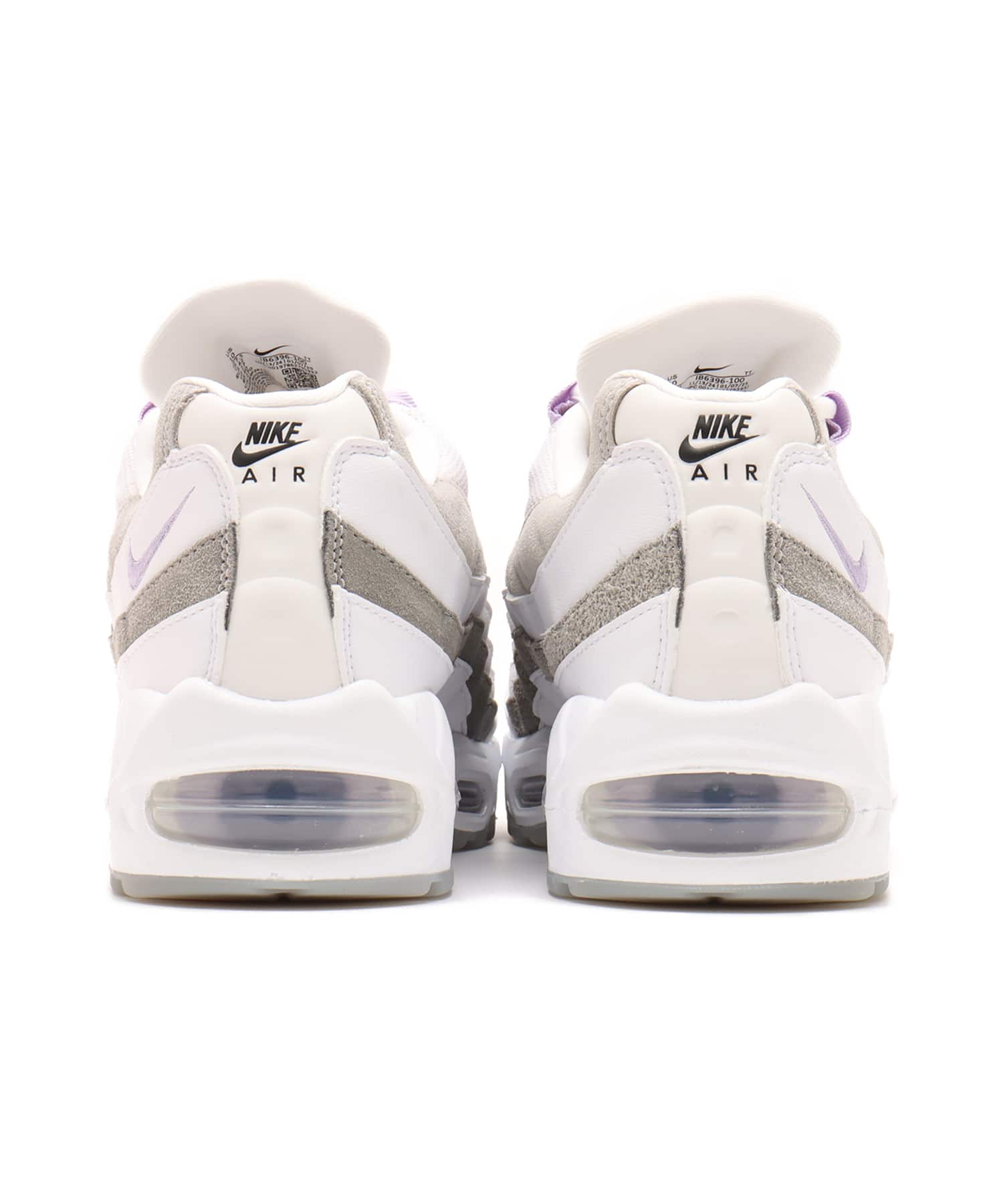 NIKE W AIR MAX 95 WHITE/HYDRANGEAS-LT GRAPHITE-PEARL GREYの画像