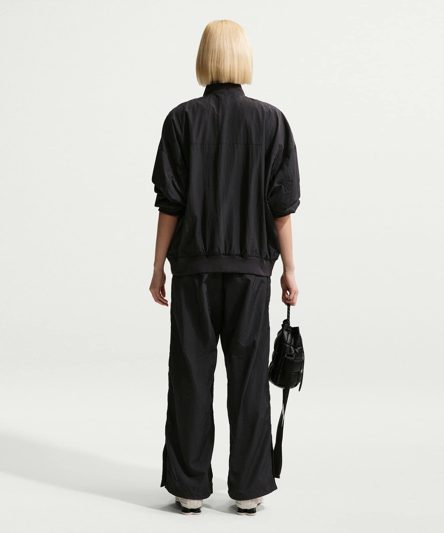NIKE AS W NSW PARACHUTE HR PANT BLACKの画像