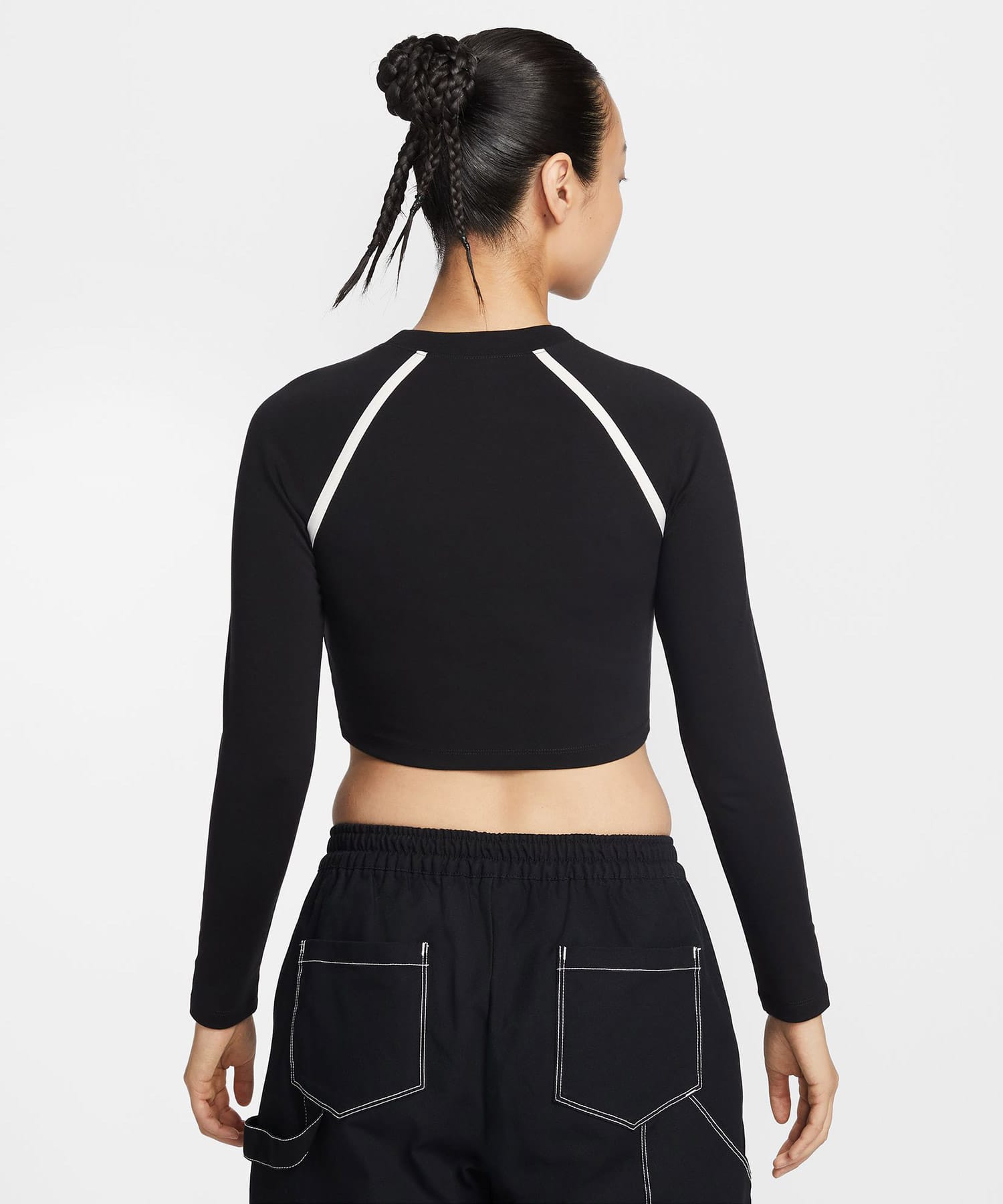 NIKE AS W NSW STREET LS BODY BOLD C BLACKの画像