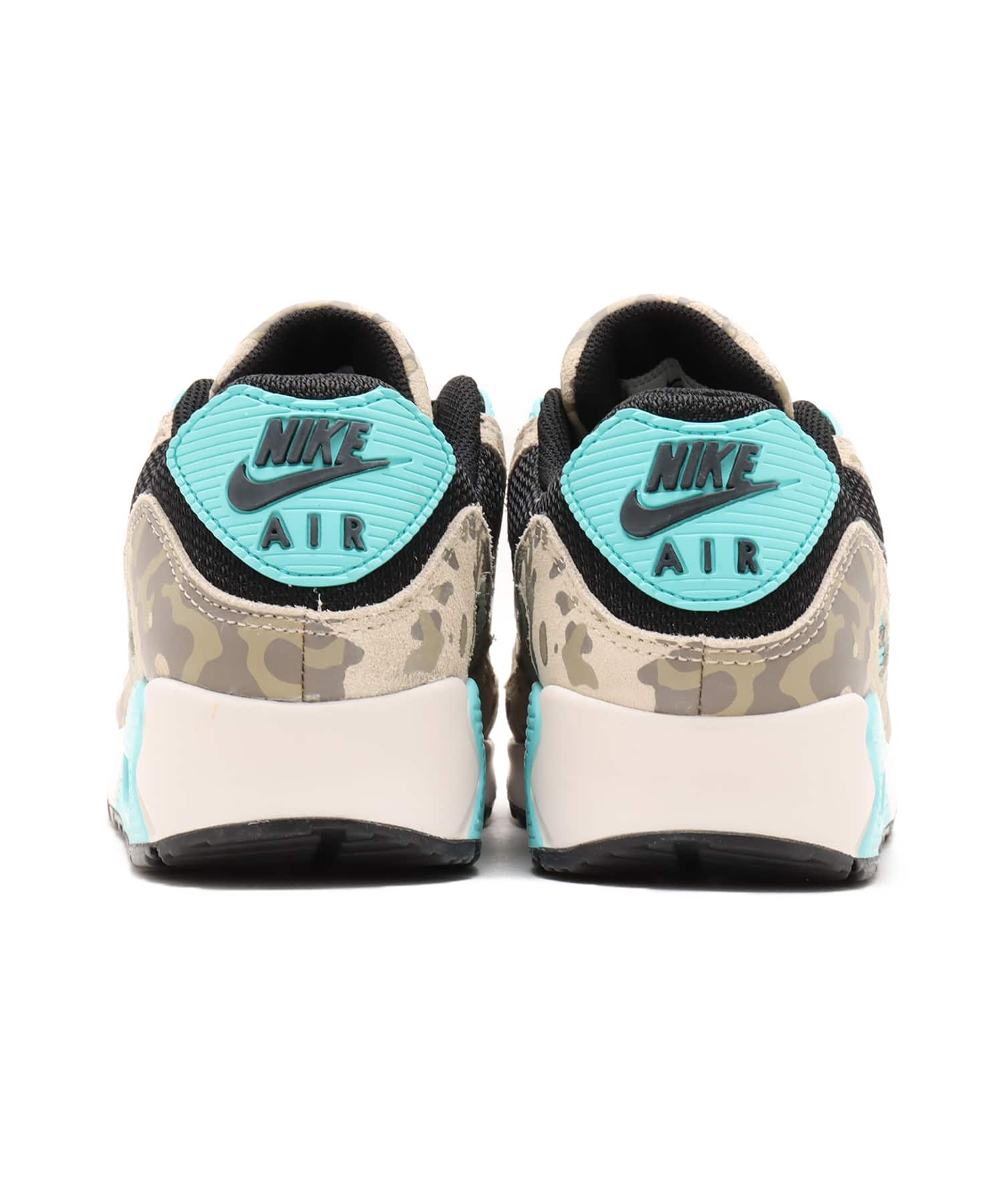 NIKE AIR MAX 90 PRM SANDDRIFT/BLACK-AURORA GREEN-KHAKIの画像