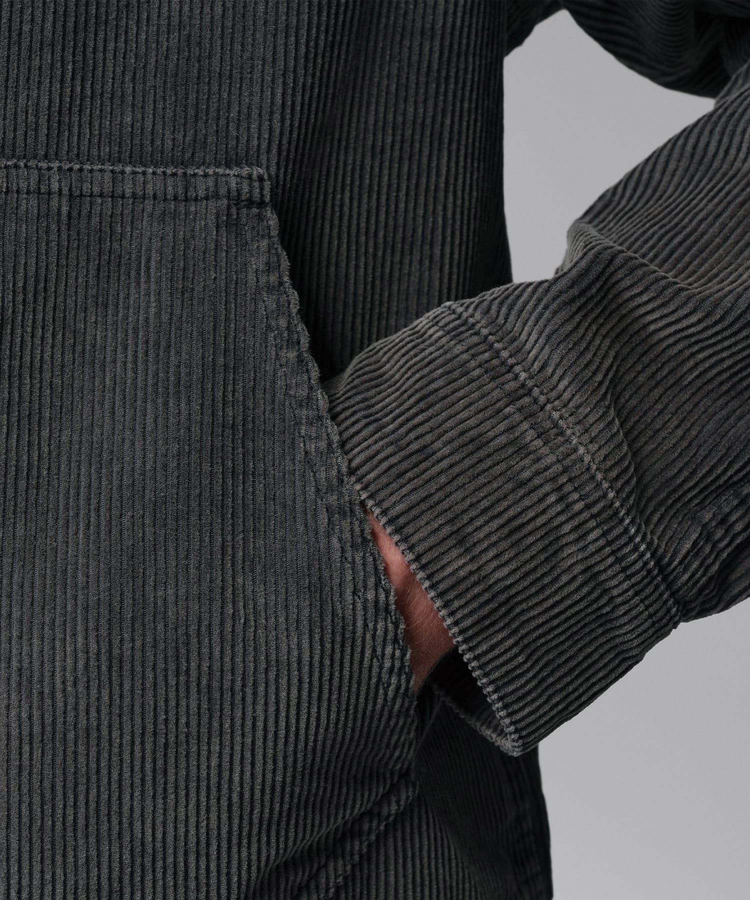 JORDAN BRAND M J FLT CORDUROY CHORE JKT BLACKの画像