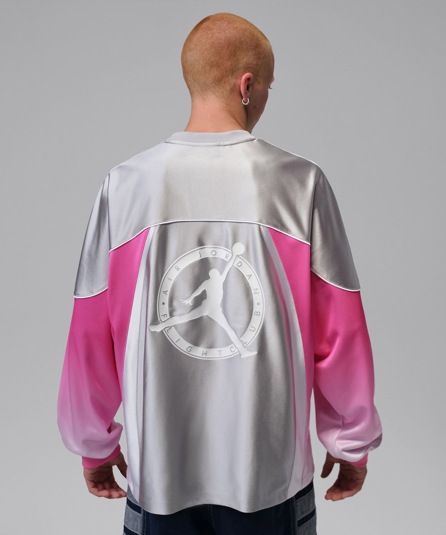 JORDAN BRAND M J FLT CLB JERSEY LT SMOKE GREY/(WHITE)の画像