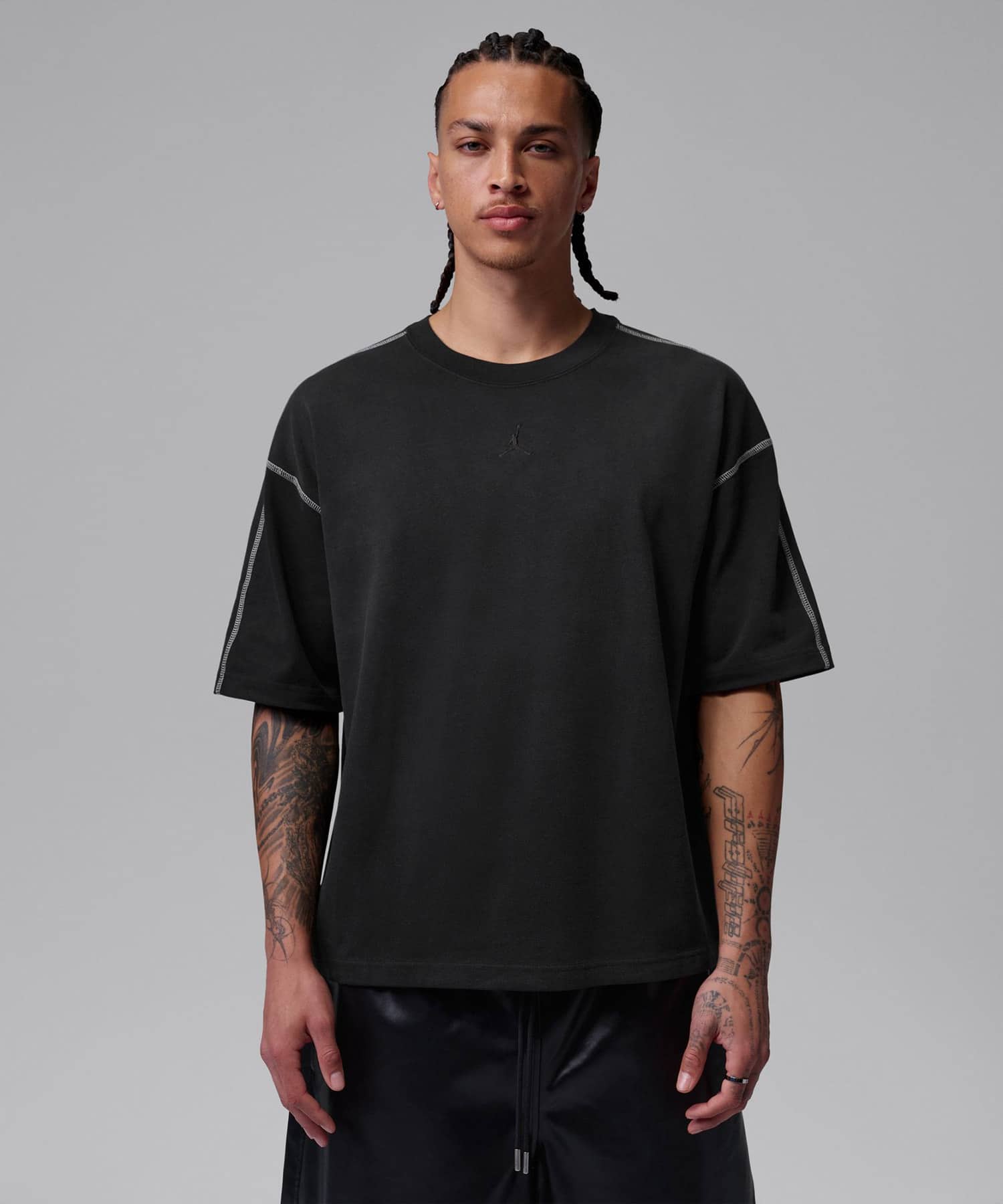 JORDAN BRAND M J FLT HVYWT SS TOP BLACK/SAIL/(BLACK)の画像