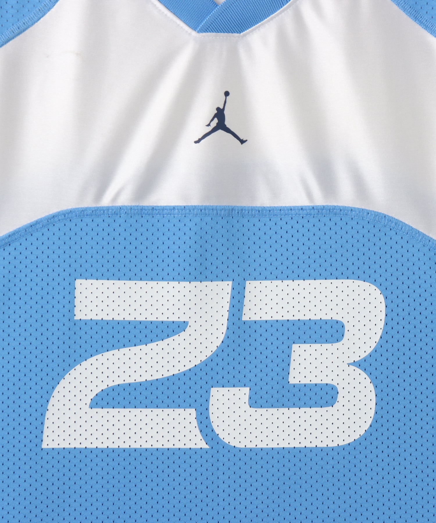 JORDAN BRAND M J FLT JERSEY SS TOP UNIVERSITY BLUE/WHITE/(MIDNIGHT NAVY)の画像