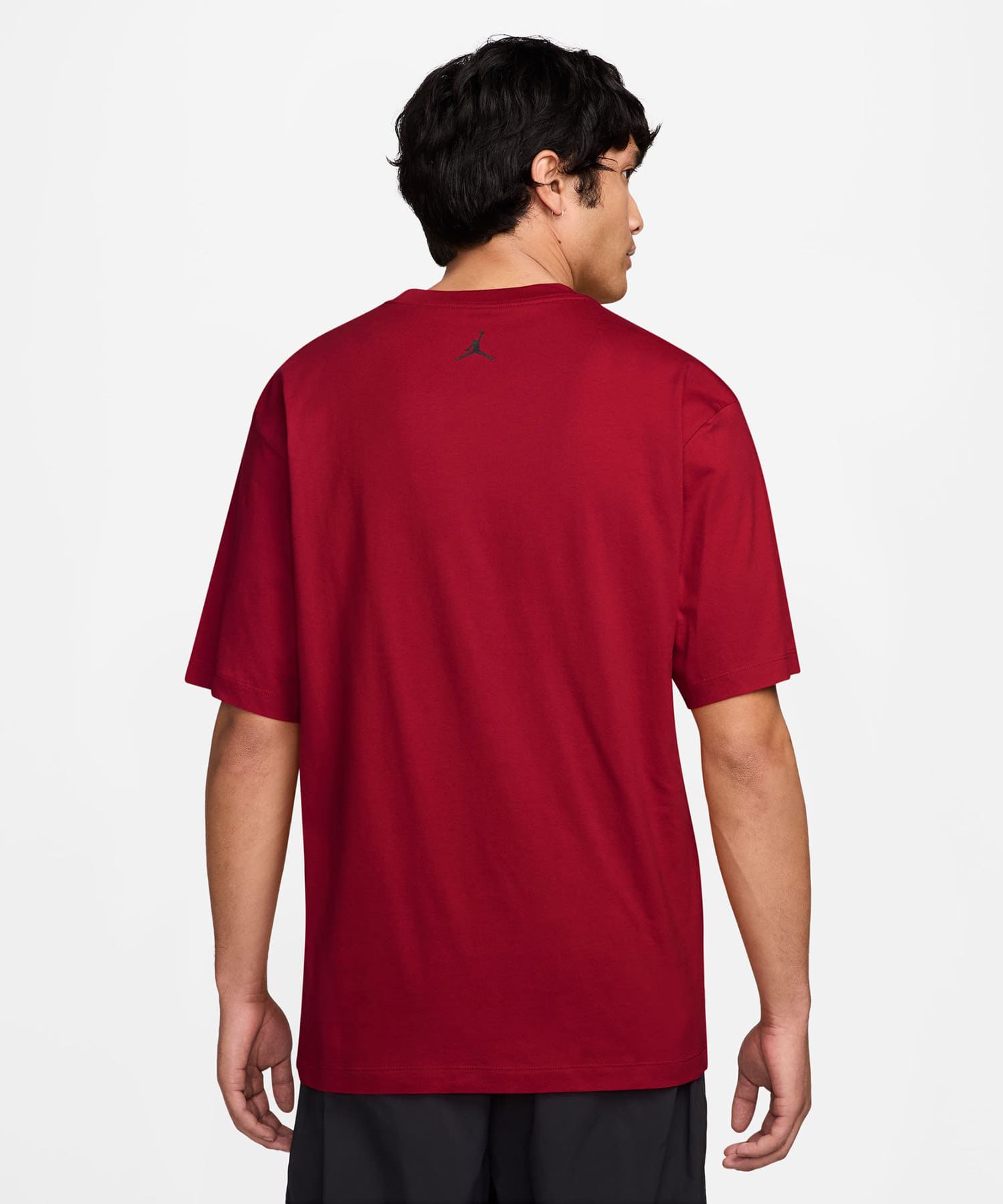 JORDAN BRAND M J NC WINGS PHOTO SS CREW GYM RED/BLACKの画像