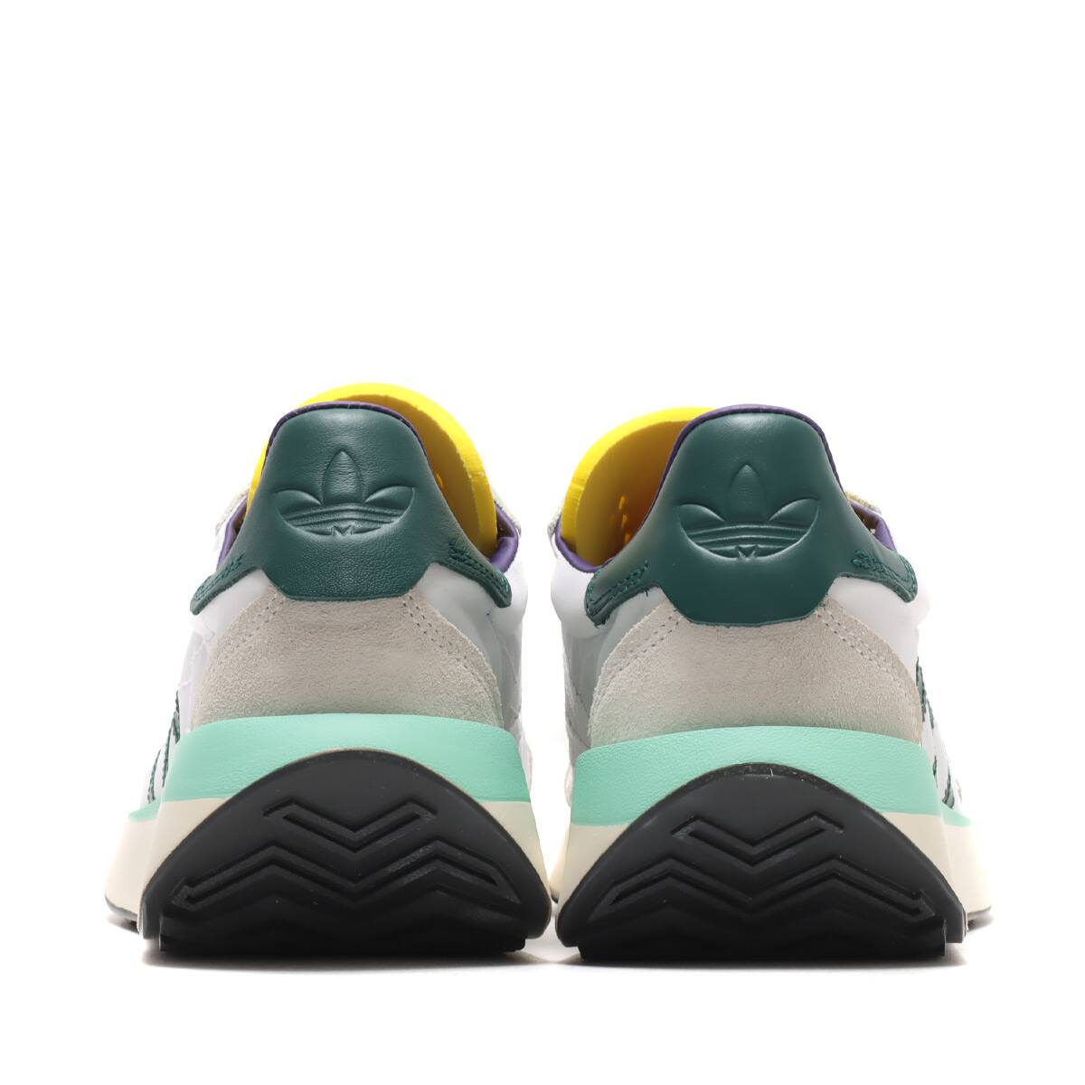 adidas COUNTRY XLG FOOTWEAR WHITE/CALLEGE GREEN/YELLOW 23FW-I