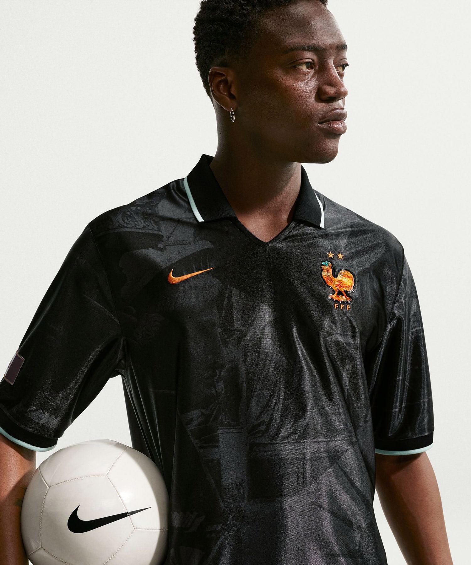NIKE FFF M NK DF ENERGY TOP SS ANTHRACITE/IGLOO/(METALLIC COPPER) (NO SPONSOR-PLYR)の画像