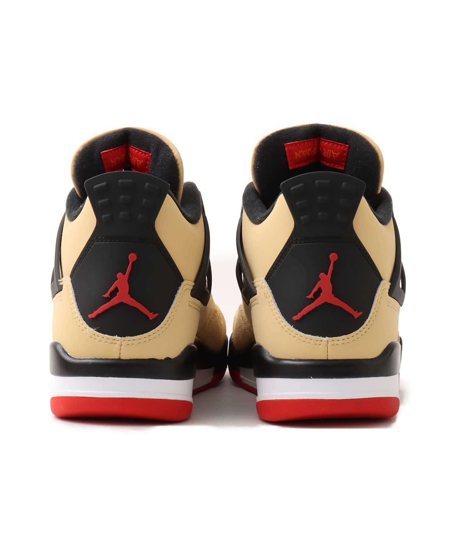 JORDAN BRAND AIR JORDAN 4 RETRO (GS) SESAME/FIRE RED-BLACK-WHITEの画像