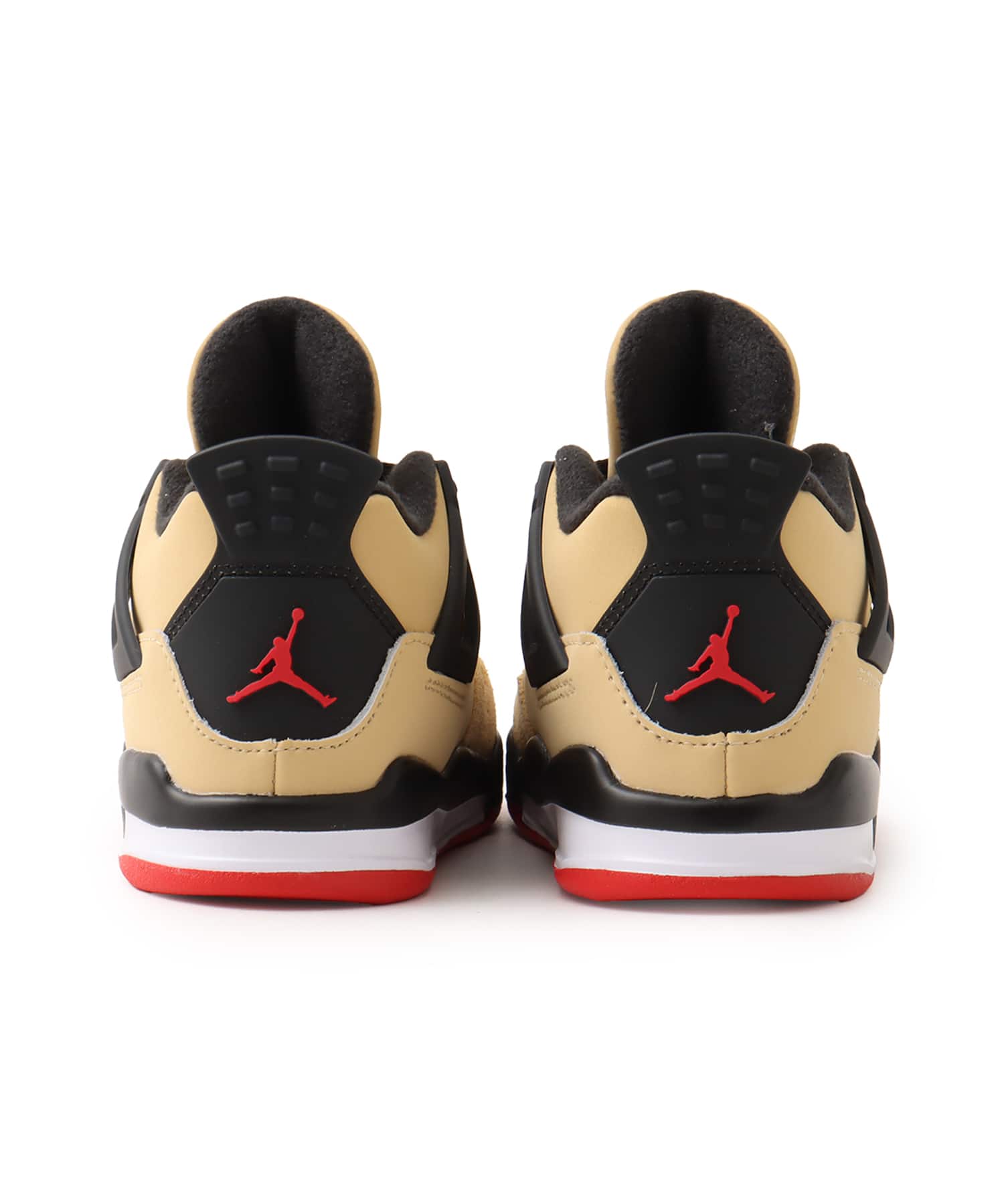 JORDAN BRAND JORDAN 4 RETRO (TD) SESAME/FIRE RED-BLACK-WHITEの画像