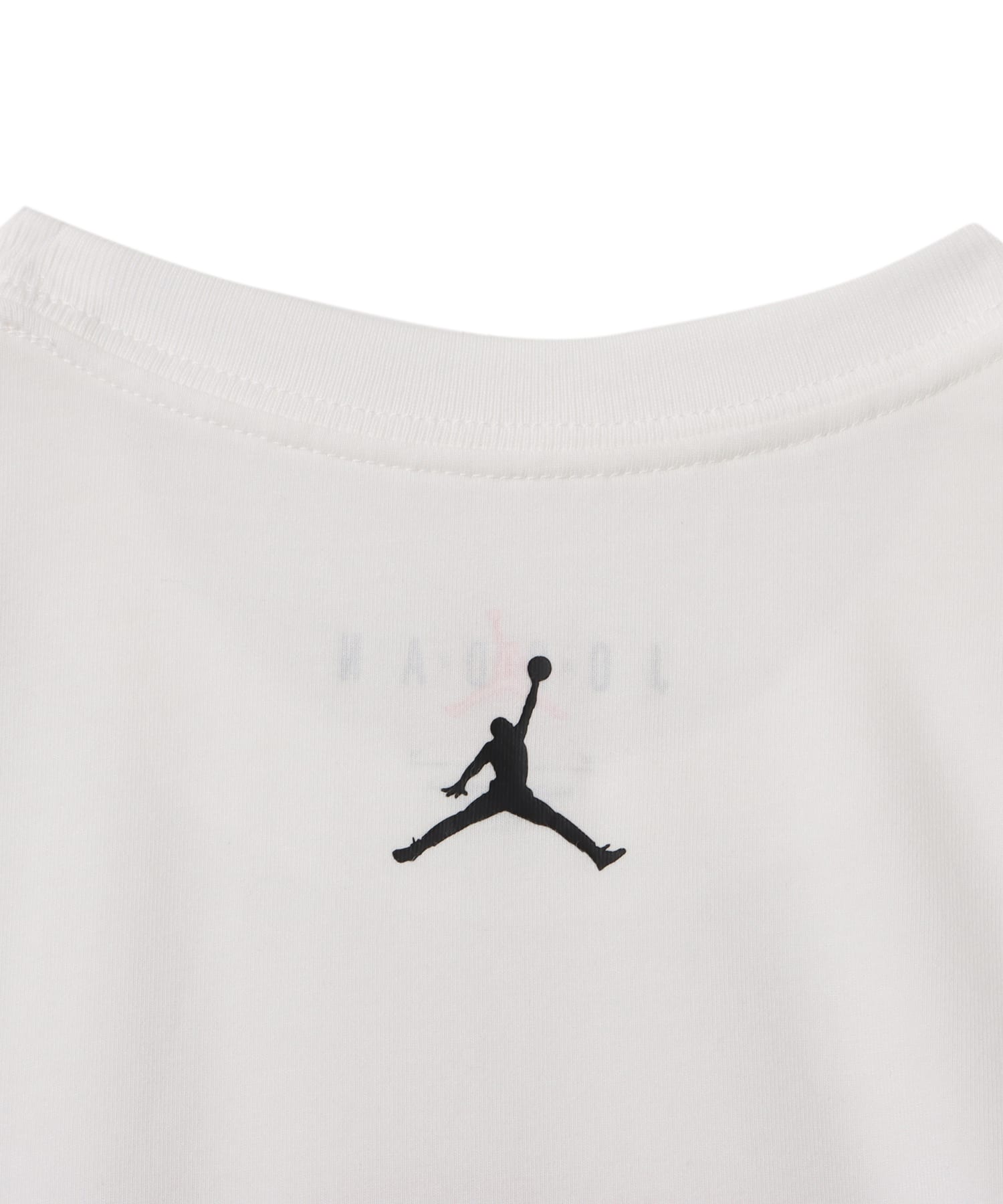 JORDAN BRAND AS W J BRK SS TMID GFX TEE BB WHITE/GYM RED/BLACKの画像