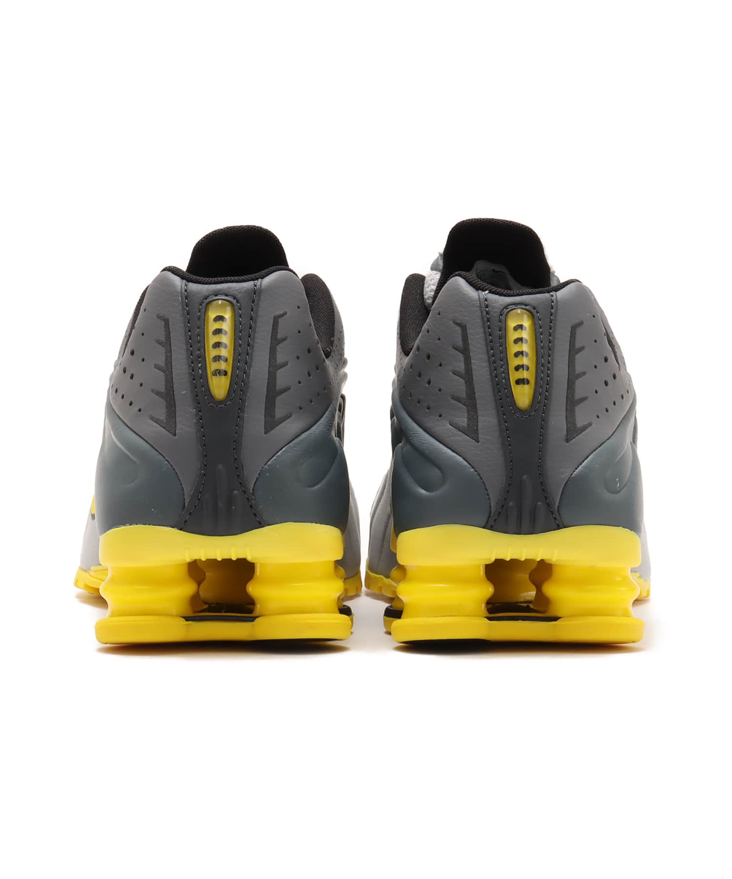 NIKE SHOX R4 SE VAST GREY/BRIGHT CITRON-LT GRAPHITEの画像