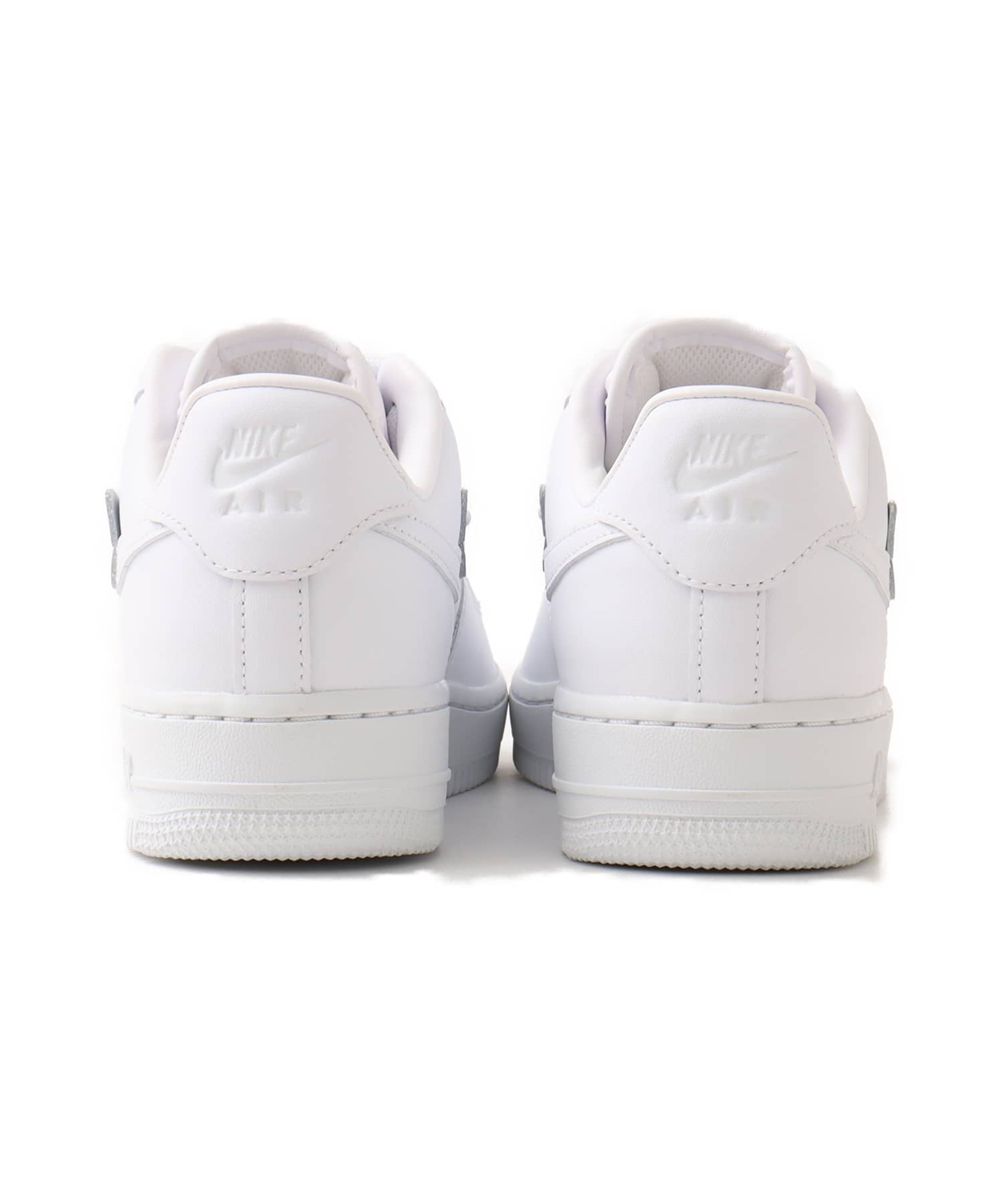 NIKE W AIR FORCE 1 LO WHITE/WHITE-BLACKの画像