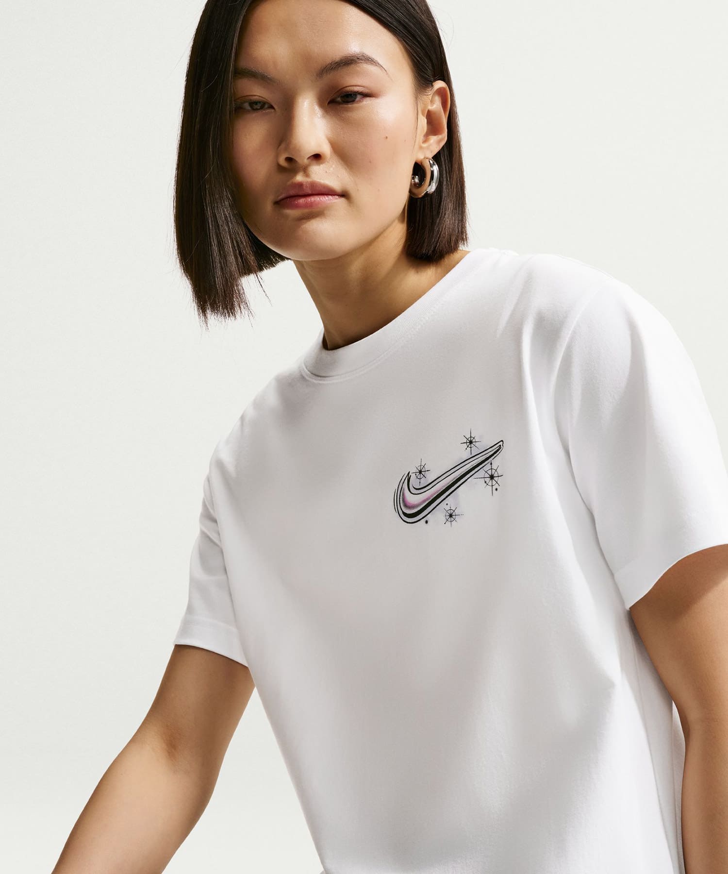 NIKE AS W NSW CLSC BF ARBRSH BTTR T WHITEの画像