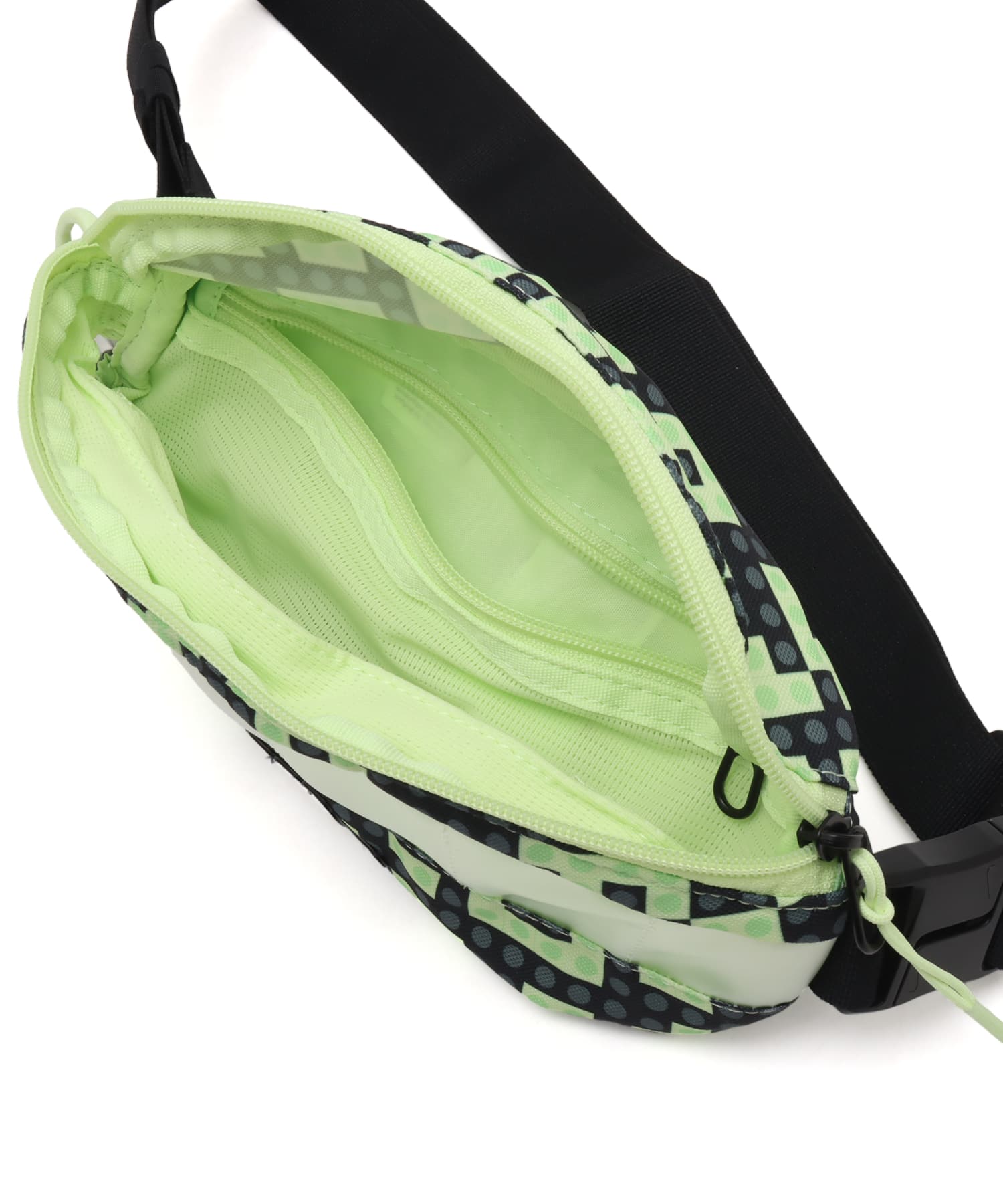 NIKE x LEGOR Collection WAISTPACK LT LIQUID LIME/BLACK/(METALLIC SILVER)の画像