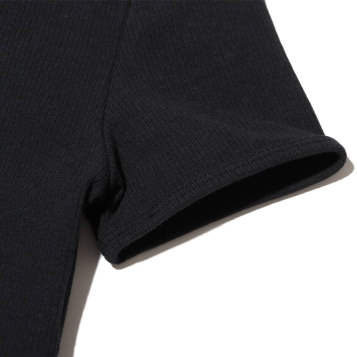 adidas RIB TEE BLACK 24SS-Iの画像