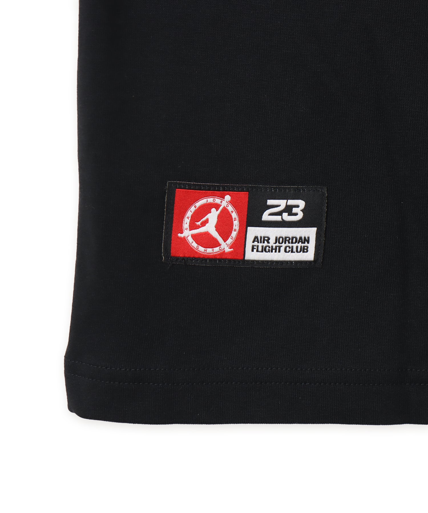 JORDAN BRAND M J AJ FLT CLB SS CREW BLACK/(UNIVERSITY RED)の画像