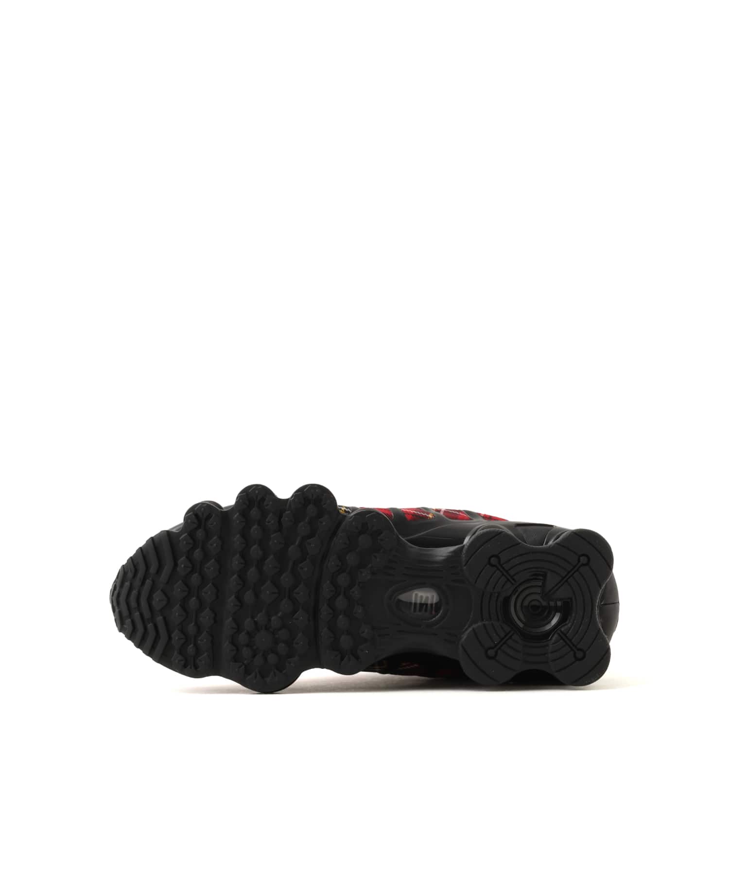 NIKE W SHOX TL BLACK/BLACK-TOUGH RED-YELLOW OCHRE-MTLC SILVER-WHITEの画像