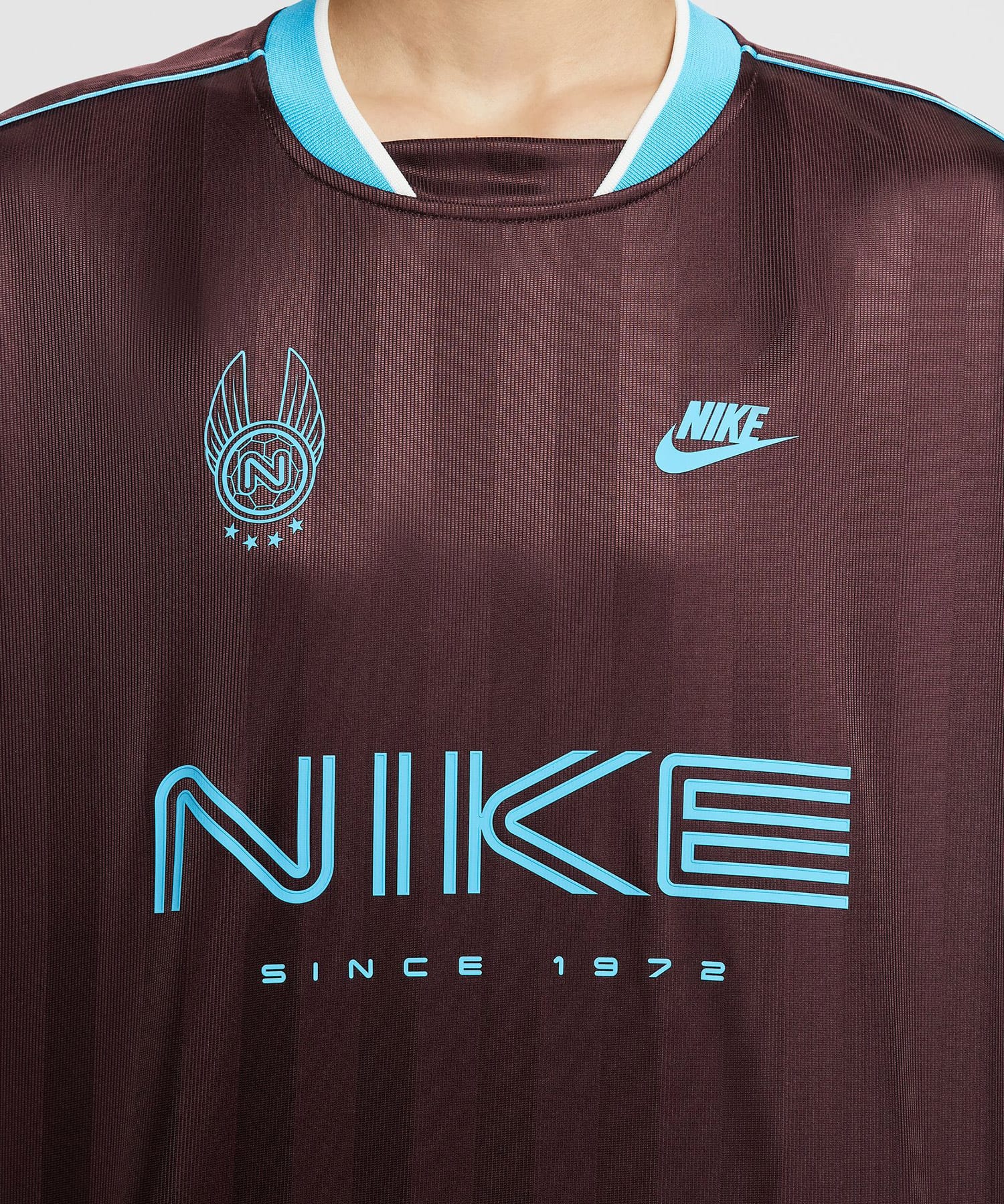 NIKE AS W NSW LS JERSEY BURGUNDY CRUSH/BALTIC BLUEの画像