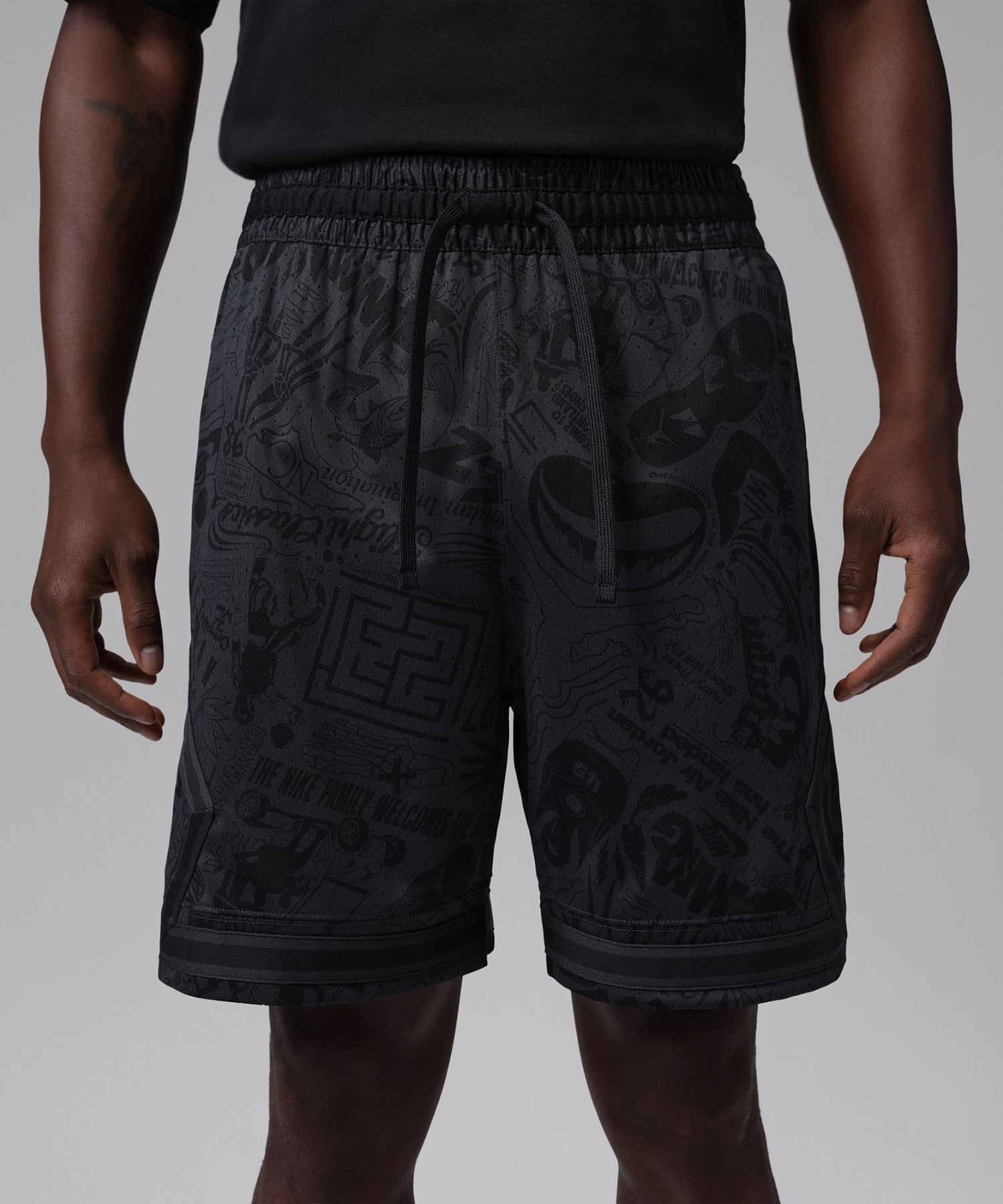 JORDAN BRAND M J DF SPRT AOP DMND SHORT BLACKの画像