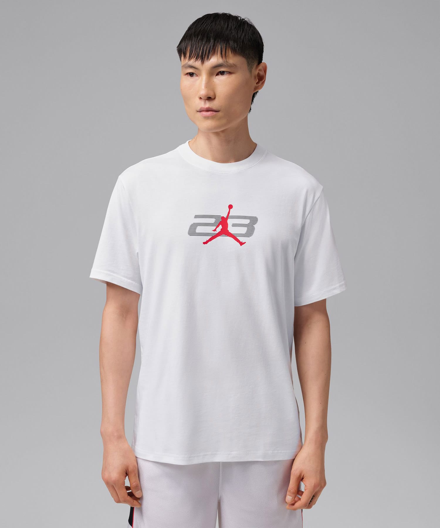 JORDAN BRAND M J DF SPRT GFX SS CREW 3 WHITEの画像