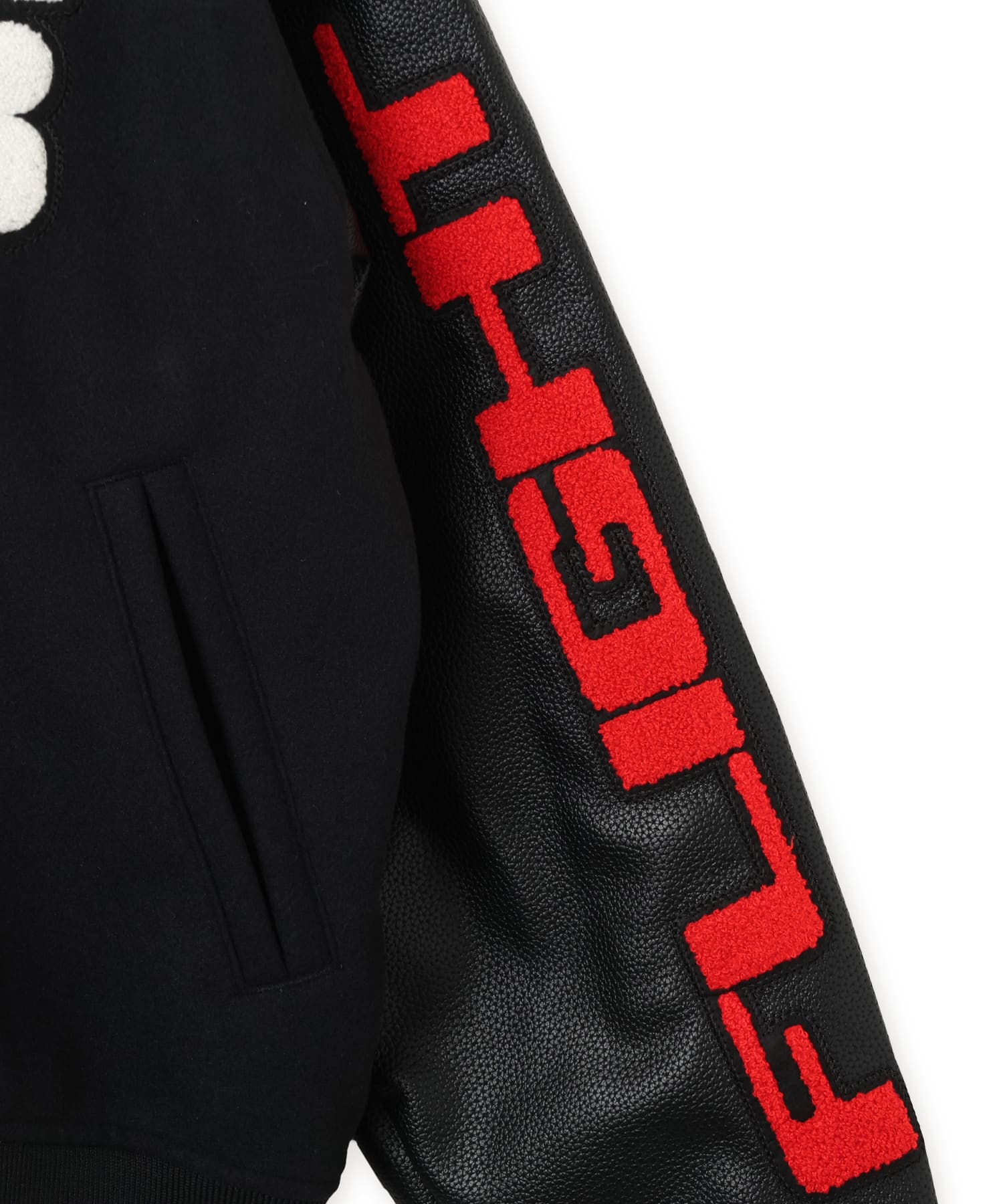 JORDAN BRAND M J FLT VARSITY JKT BLACKの画像