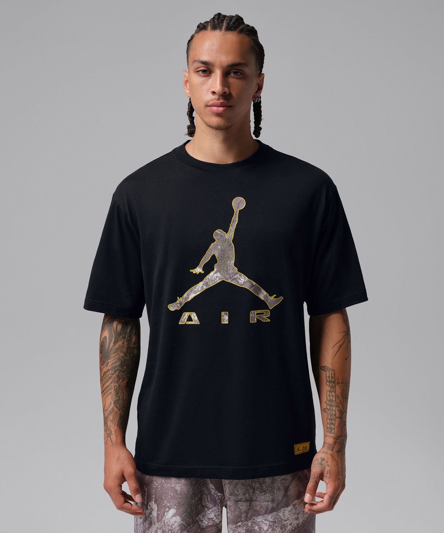 JORDAN BRAND M J BRK RLT SS CREW BLACKの画像