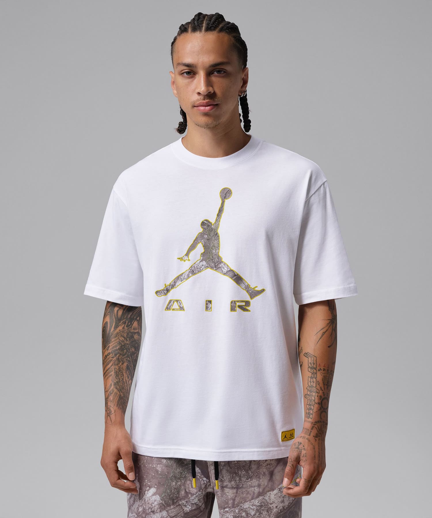 JORDAN BRAND M J BRK RLT SS CREW WHITEの画像