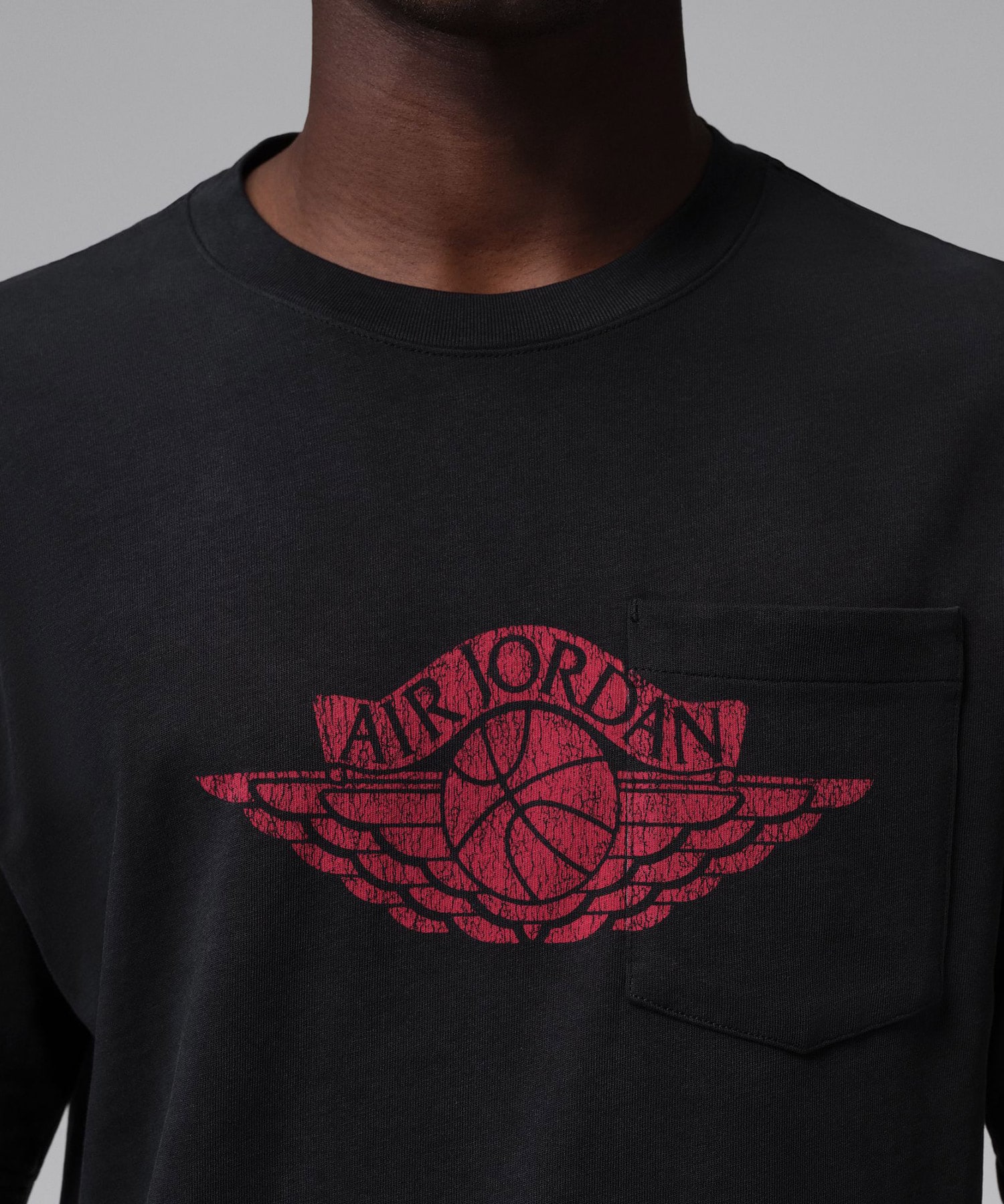 JORDAN BRAND M J FLT ES 85 W PKT SS CRW BLACKの画像