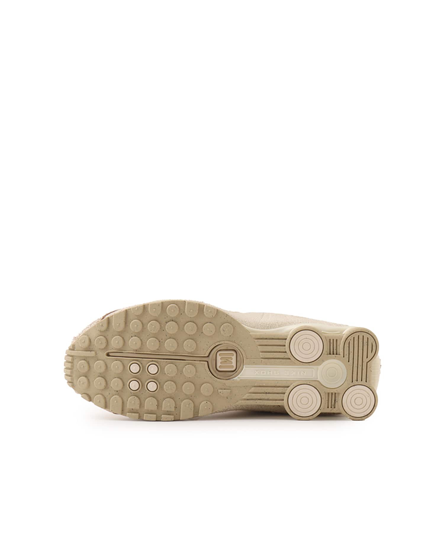 NIKE NIKE SHOX R4 QS NATURAL/NET-METALLIC SILVERの画像