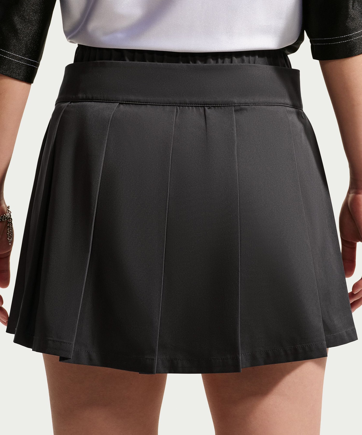 NIKE AS W NK STREET PLEATED MINI SK BLACKの画像