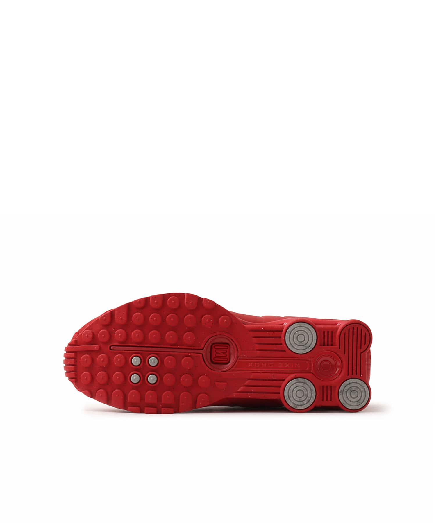 NIKE SHOX R4 GYM RED/METALLIC SILVERの画像