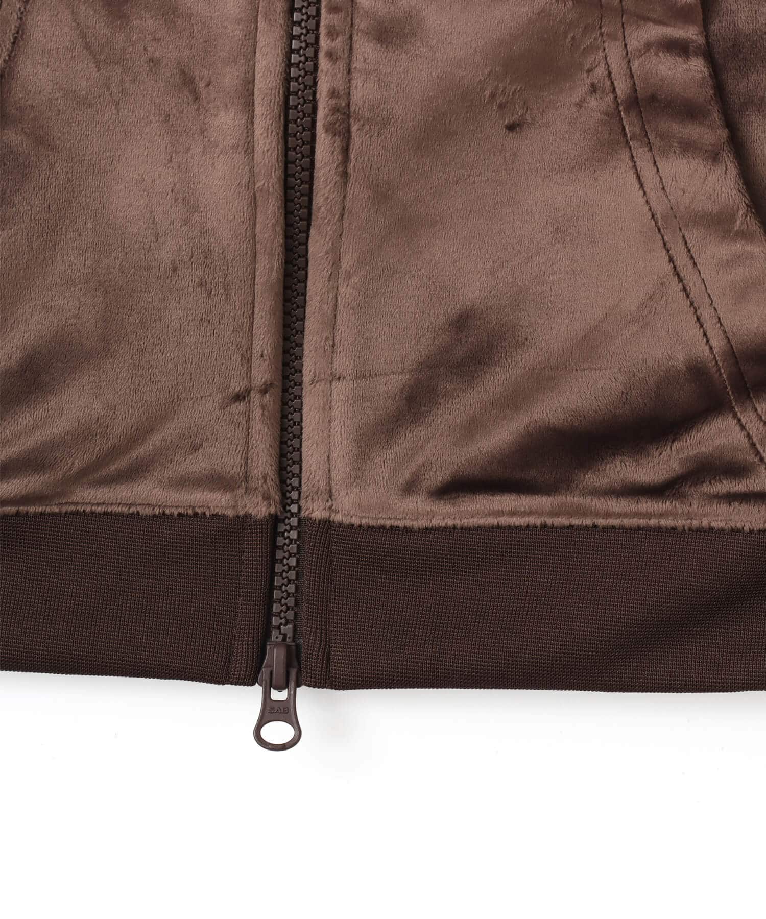 NIKE W NSW TRND VLR FZ HD LS TOP BROWNの画像