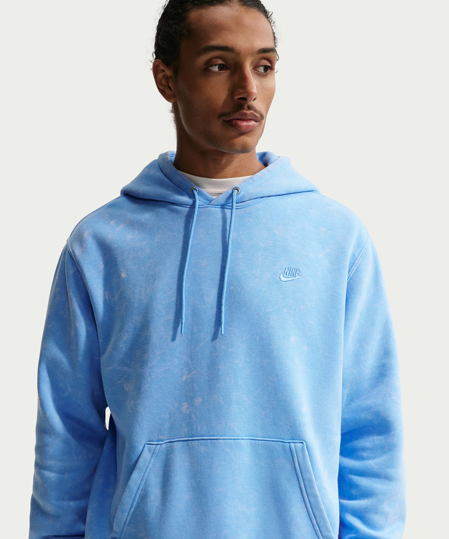 NIKE M CLUB BB HOODIE CWASH BLUEの画像