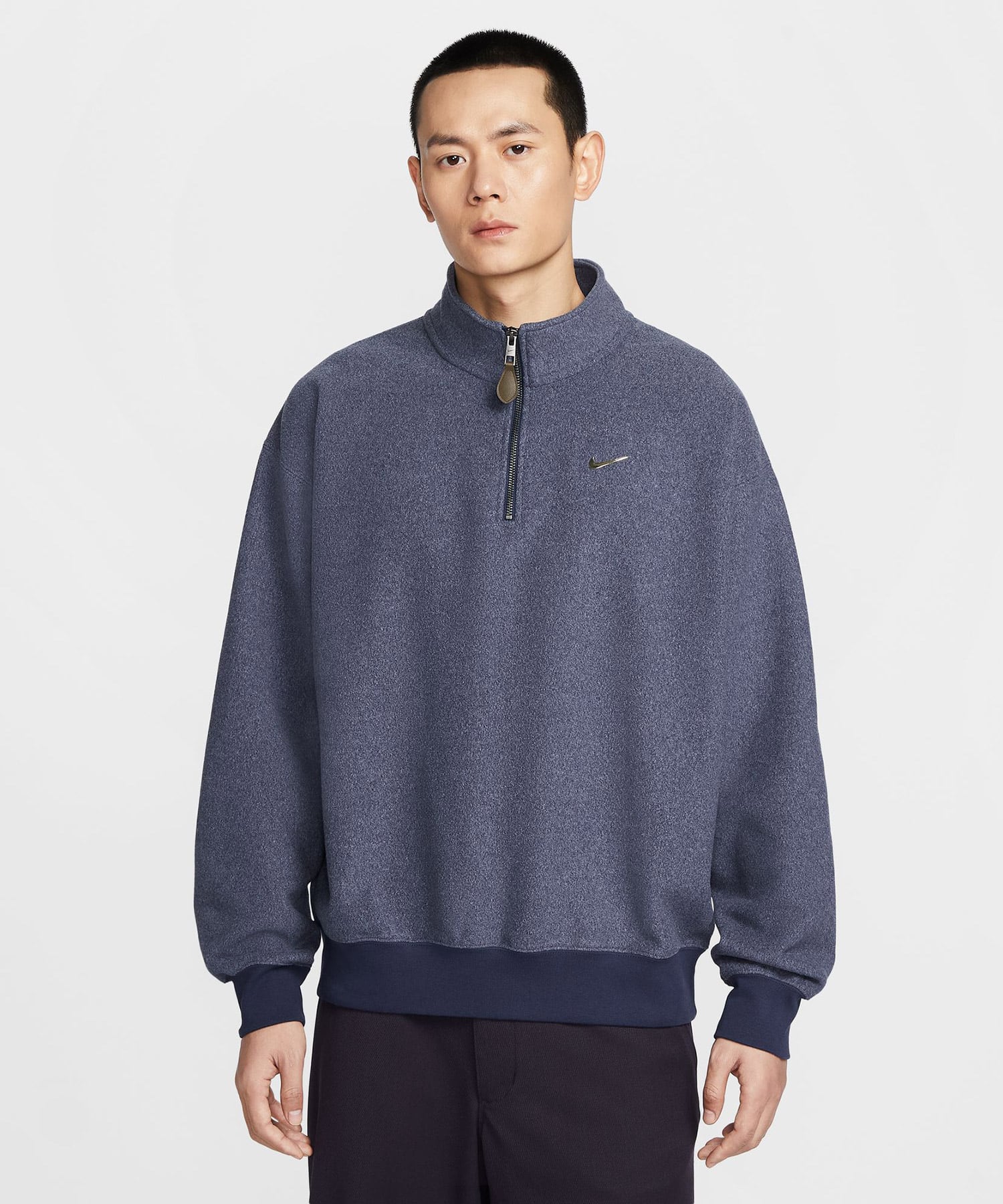 NIKE AS M NK SSNL+ HW BB QZ TOP NAVYの画像