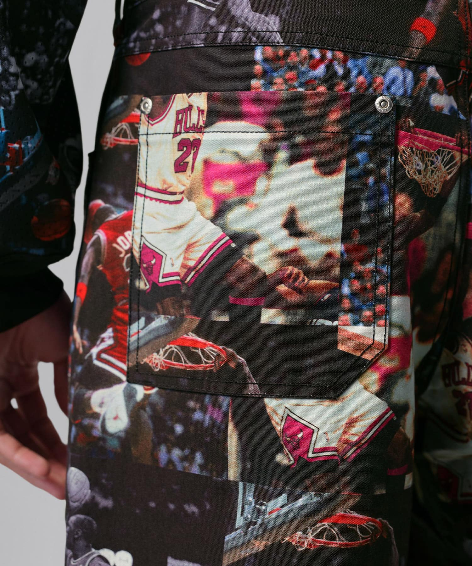 JORDAN BRAND M J FLT AOP WVN PANT BLACKの画像