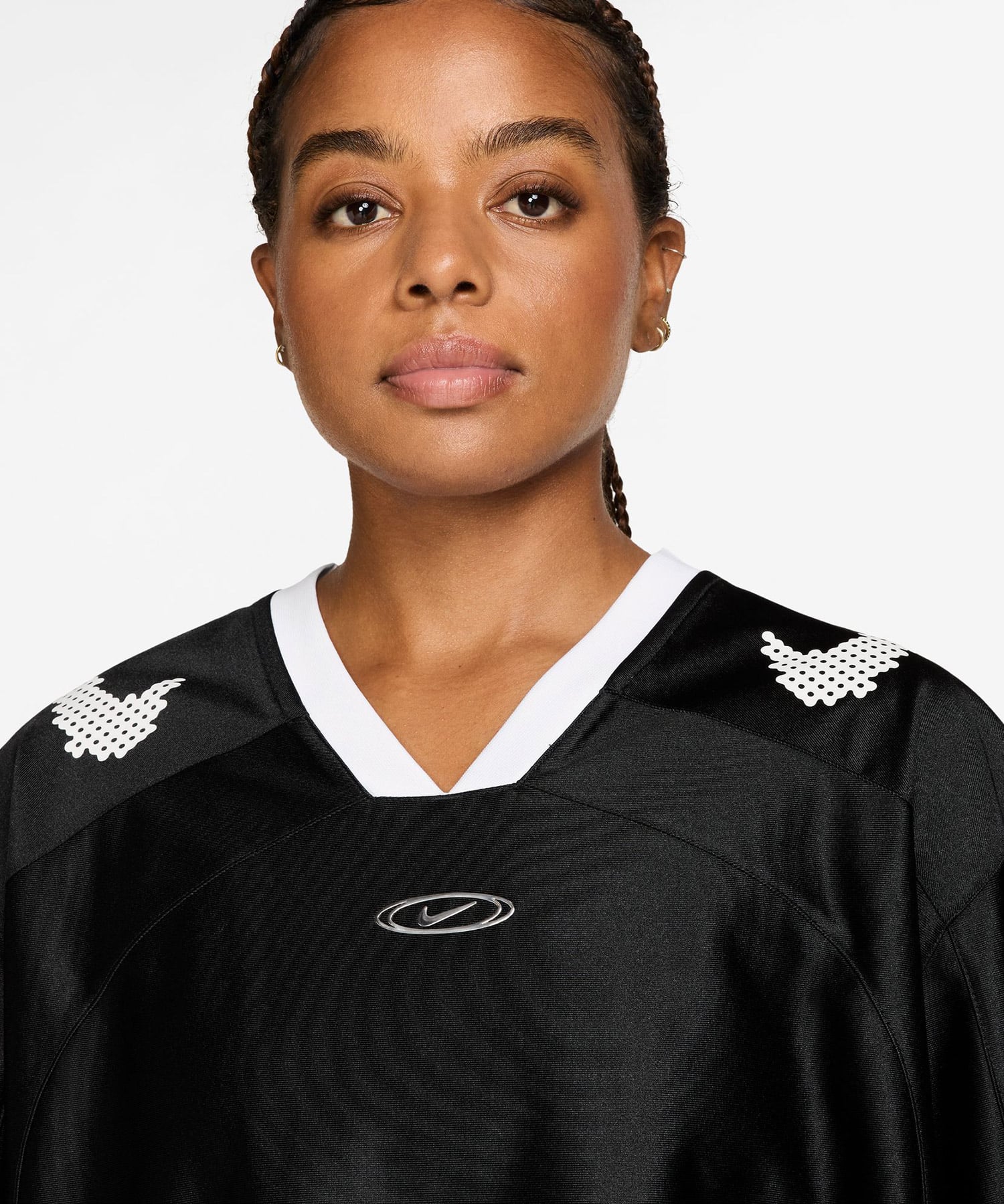 NIKE AS W NK STREET GFX JERSEY BLACKの画像