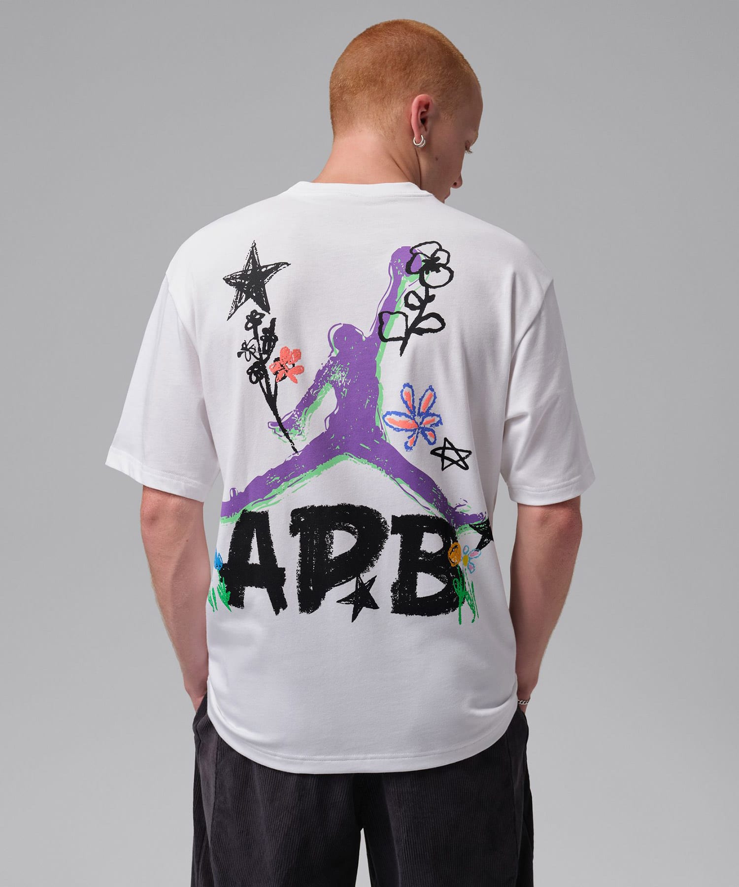 JORDAN BRAND M J AB SS TEE 2 WHITEの画像