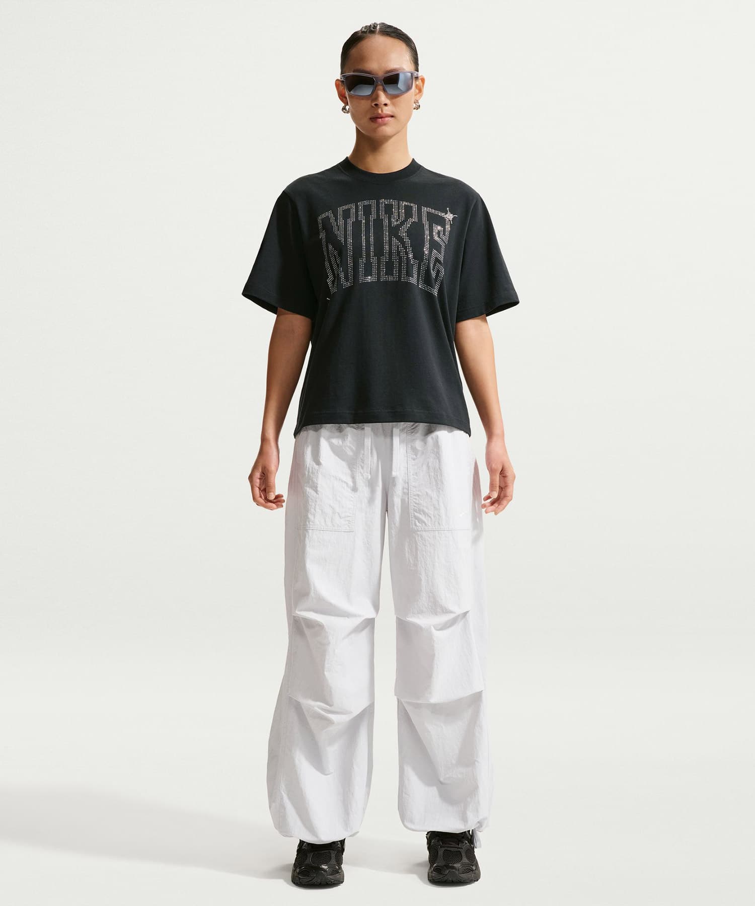 NIKE AS W NSW CLASSIC BOXY ST7 TEE BLACKの画像