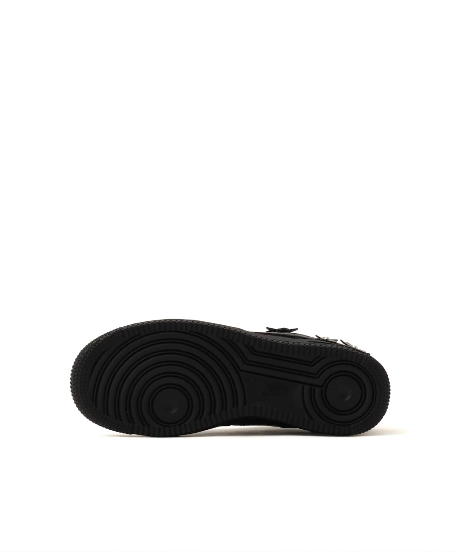 NIKE W AIR FORCE 1 '07 BLACK/BLACK-OFF NOIR-MTLC SILVERの画像