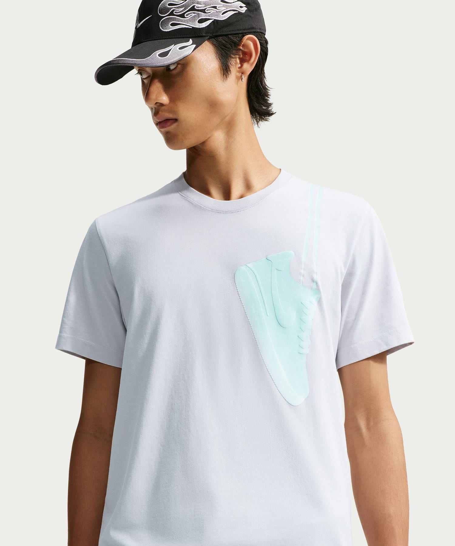 NIKE AS M NSW TEE WASH FMRN GRAYの画像