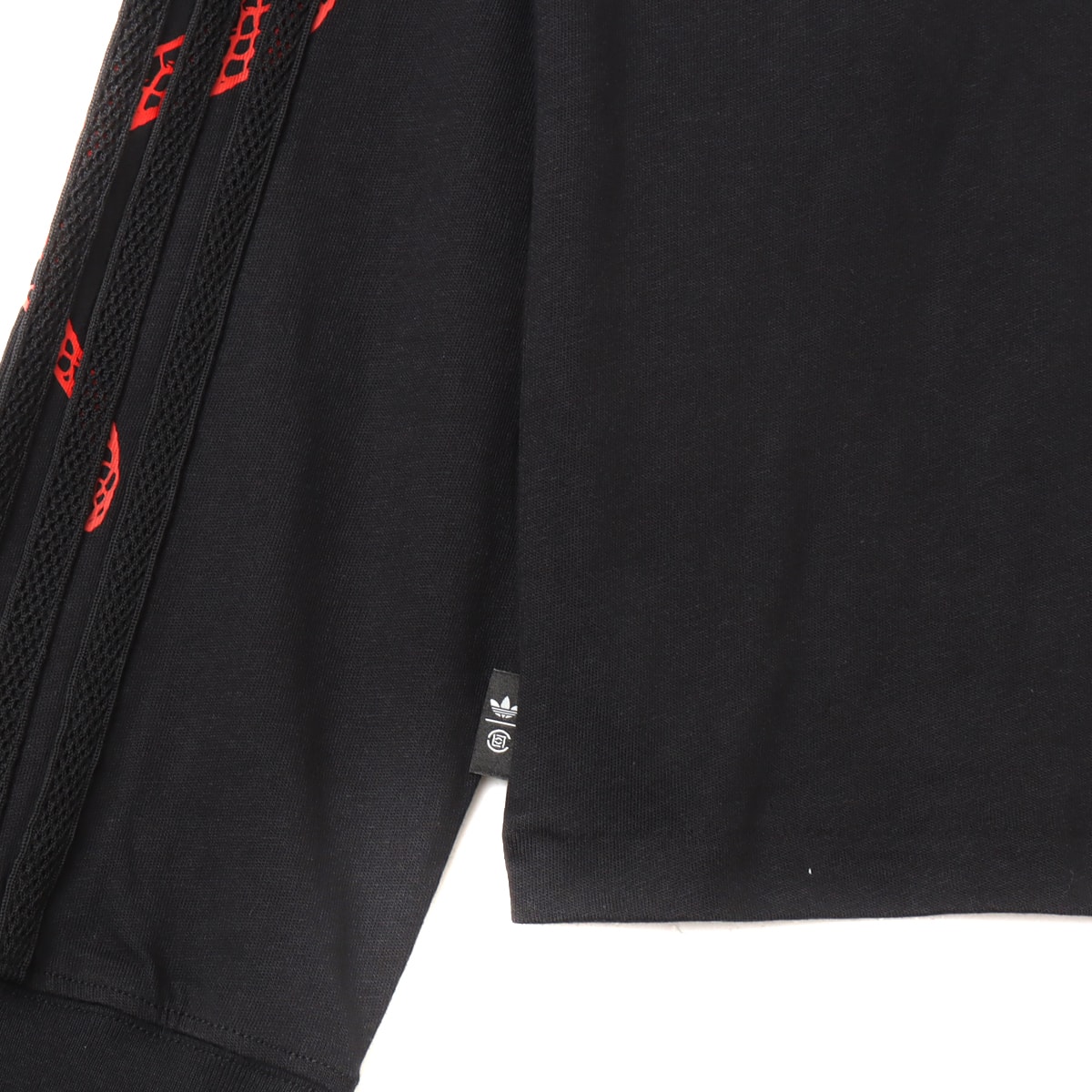adidas CLOT RAGLAN LS ブラック（アディダス クロット ラグラン