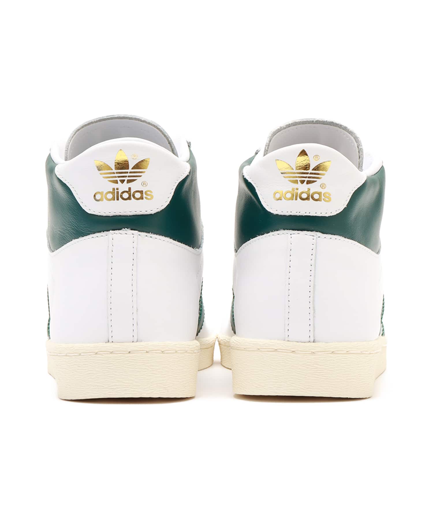 adidas JABBAR HI FOOT WEAR WHITE/COLLEGE GREEN/OFF WHITEの画像