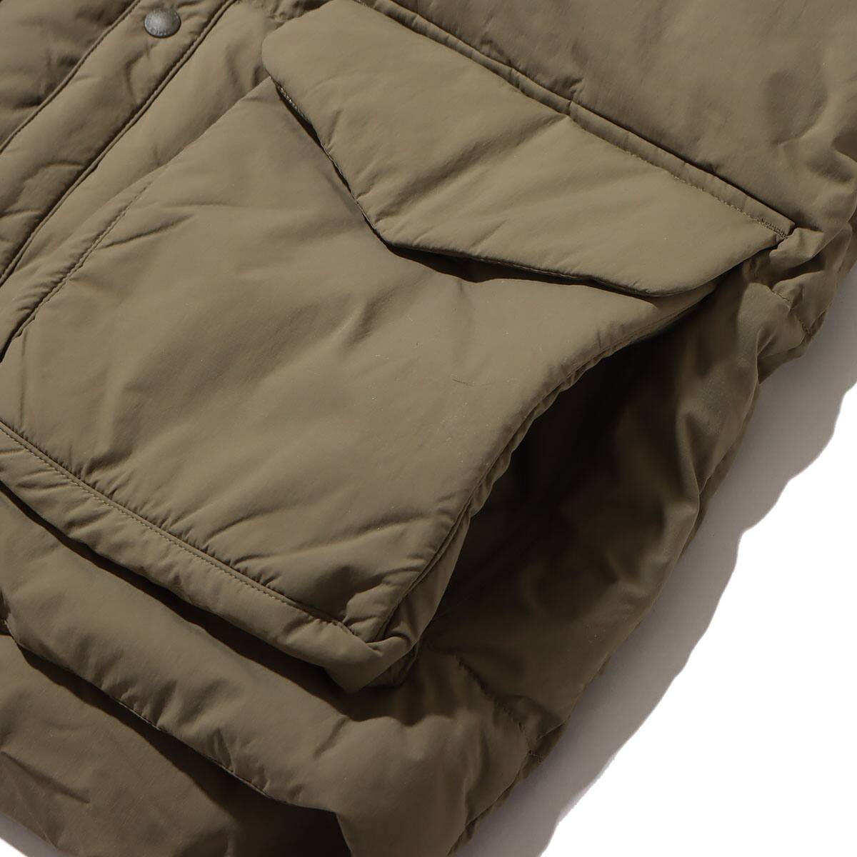 snow peak Recycled Nylon Ripstop Down Vest Beige 22FA-I