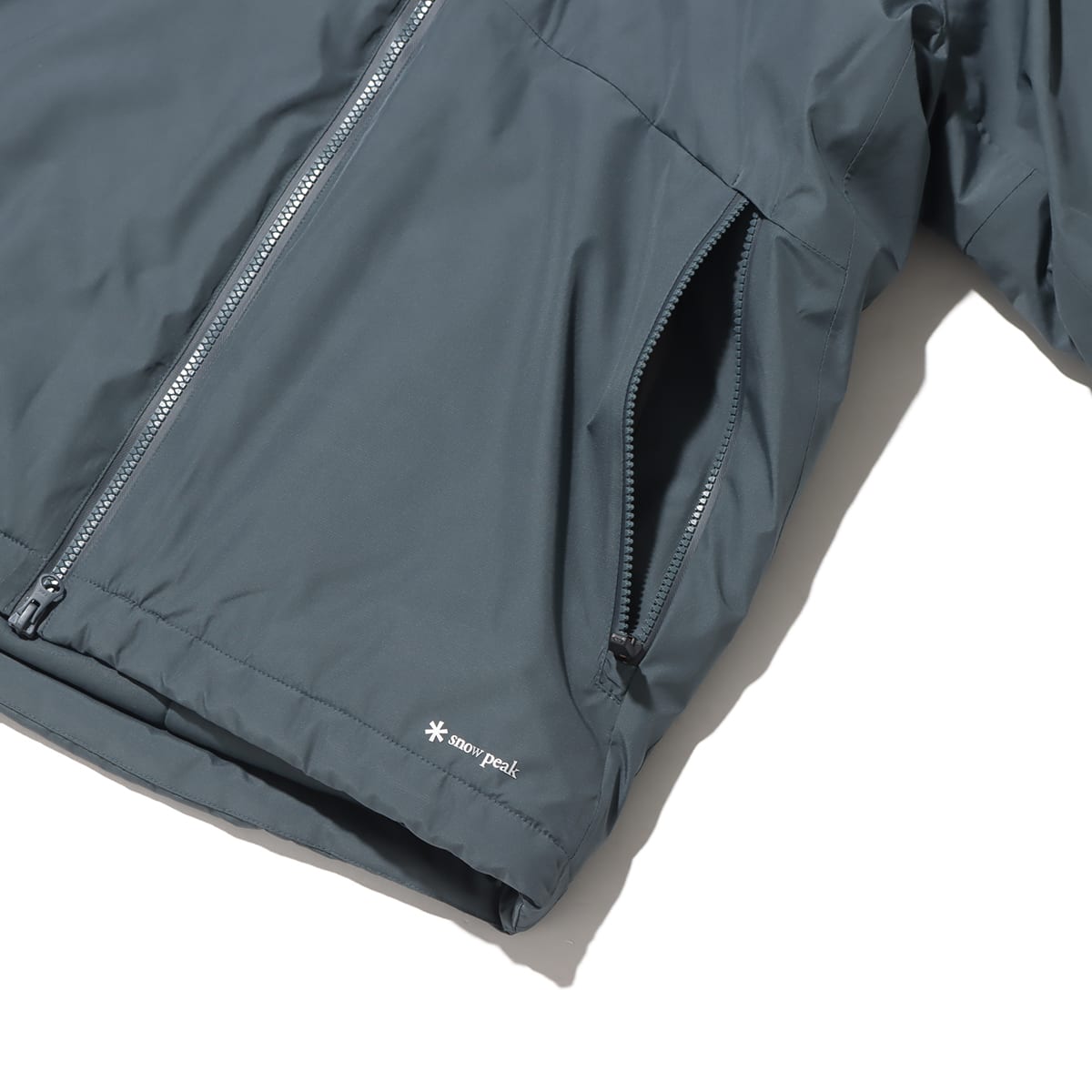 snow peak GORE WINDSTOPPER Warm Jacket Slateblue 23FA-Iの画像